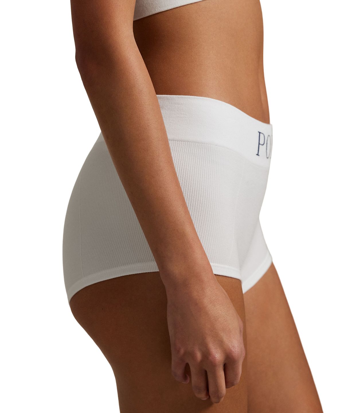 폴로 랄프로렌 이너웨어(POLO RALPH LAUREN INNERWEAR) 심리스 네모팬티 화이트 4P0314