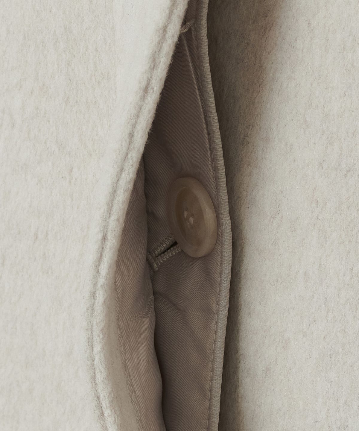 타입서비스(TYPESERVICE) Hooded Half Coat [Oatmeal]