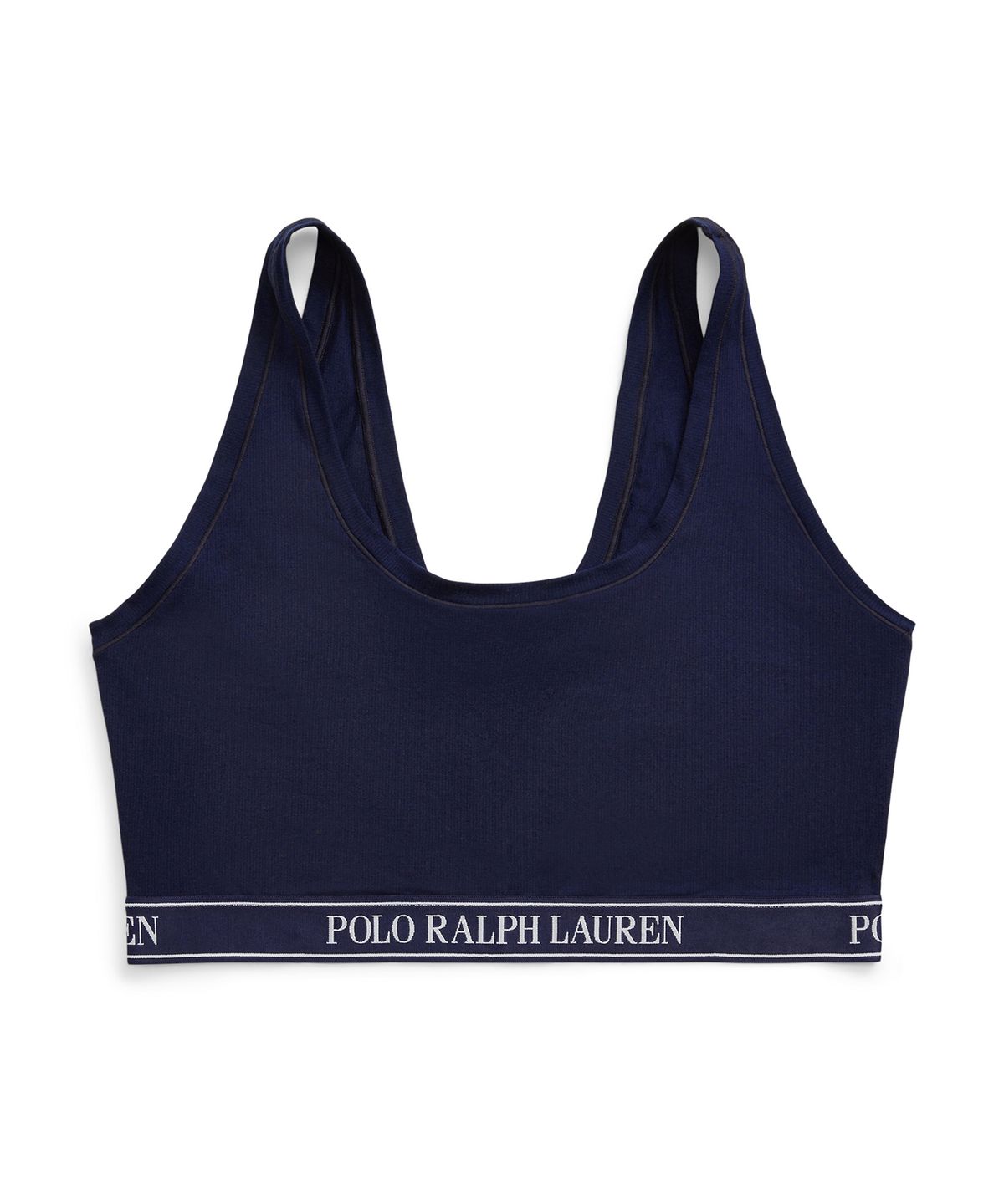 폴로 랄프로렌 이너웨어(POLO RALPH LAUREN INNERWEAR) 와이어리스 스쿱 크롭 탱크탑 네이비 4P0479