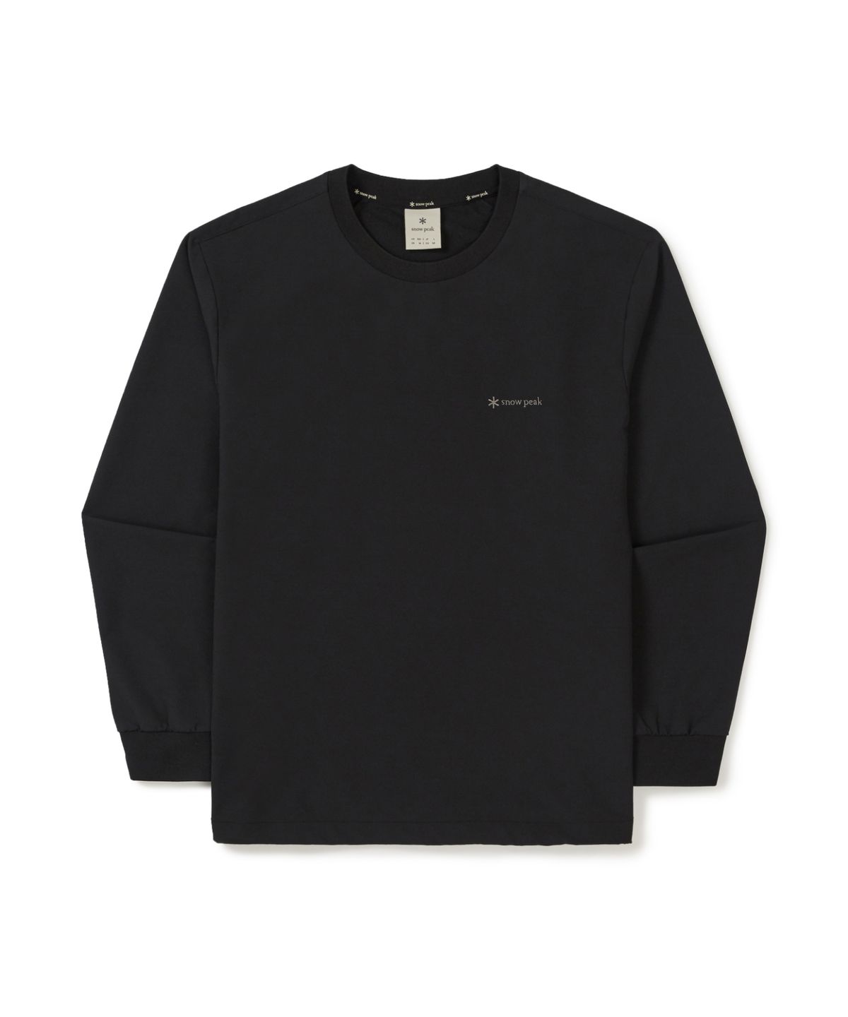 스노우피크 어패럴(SNOWPEAK APPAREL) 라고 맨투맨 (S25FMTHT32) Black