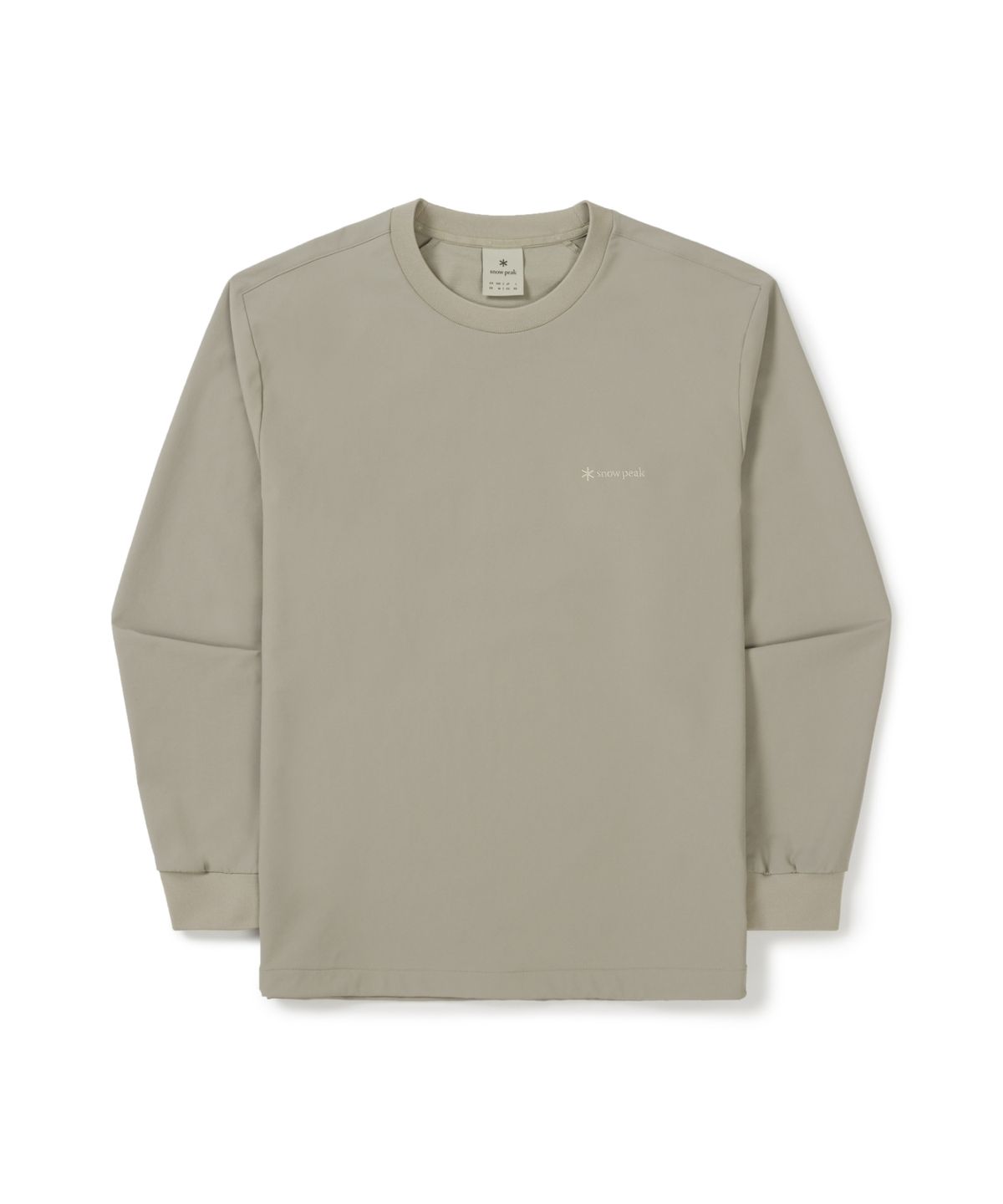 스노우피크 어패럴(SNOWPEAK APPAREL) 라고 맨투맨 (S25FMTHT32) Khaki Beige