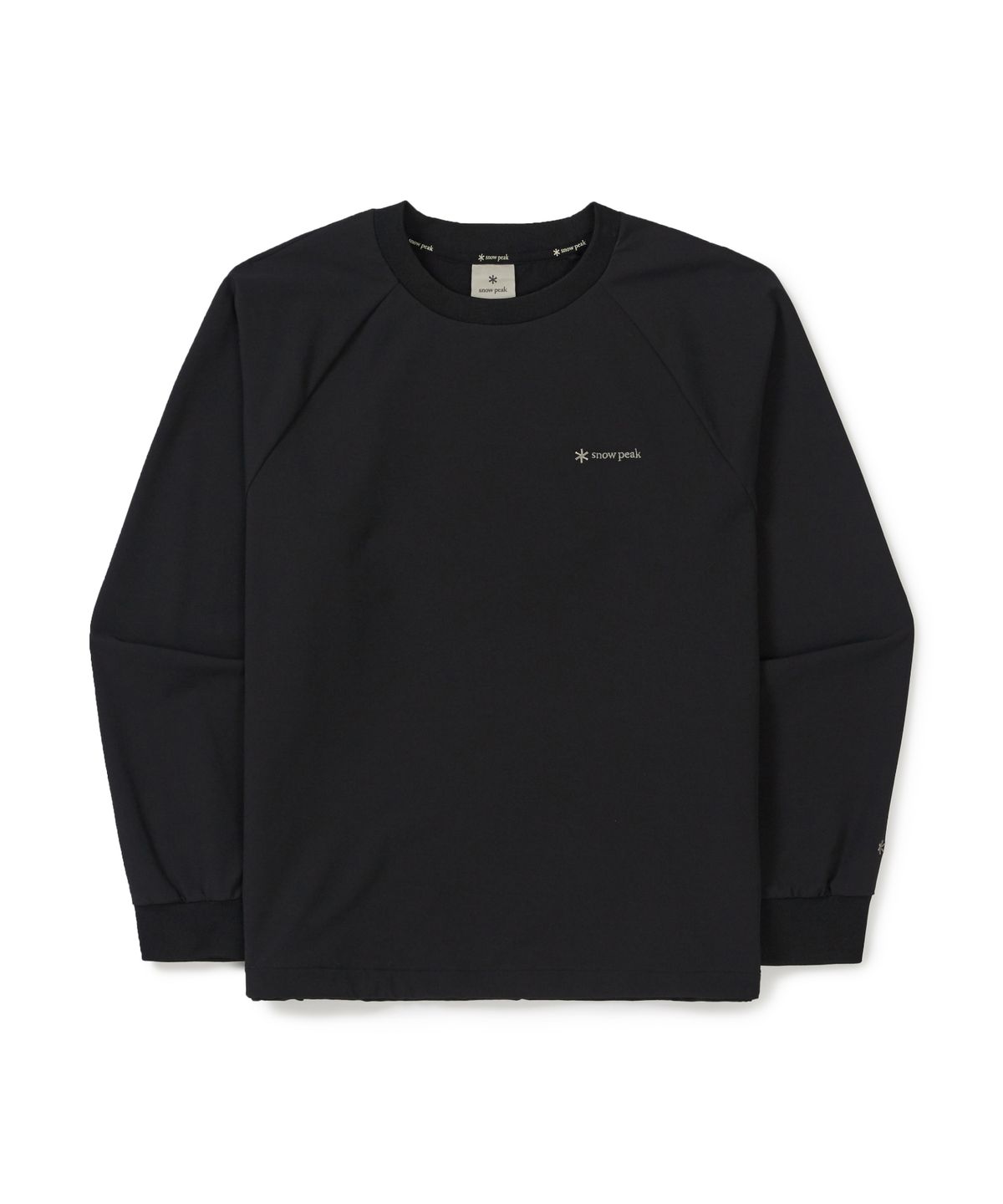 스노우피크 어패럴(SNOWPEAK APPAREL) 라고 여성 맨투맨 (S25FWTHT33) Black