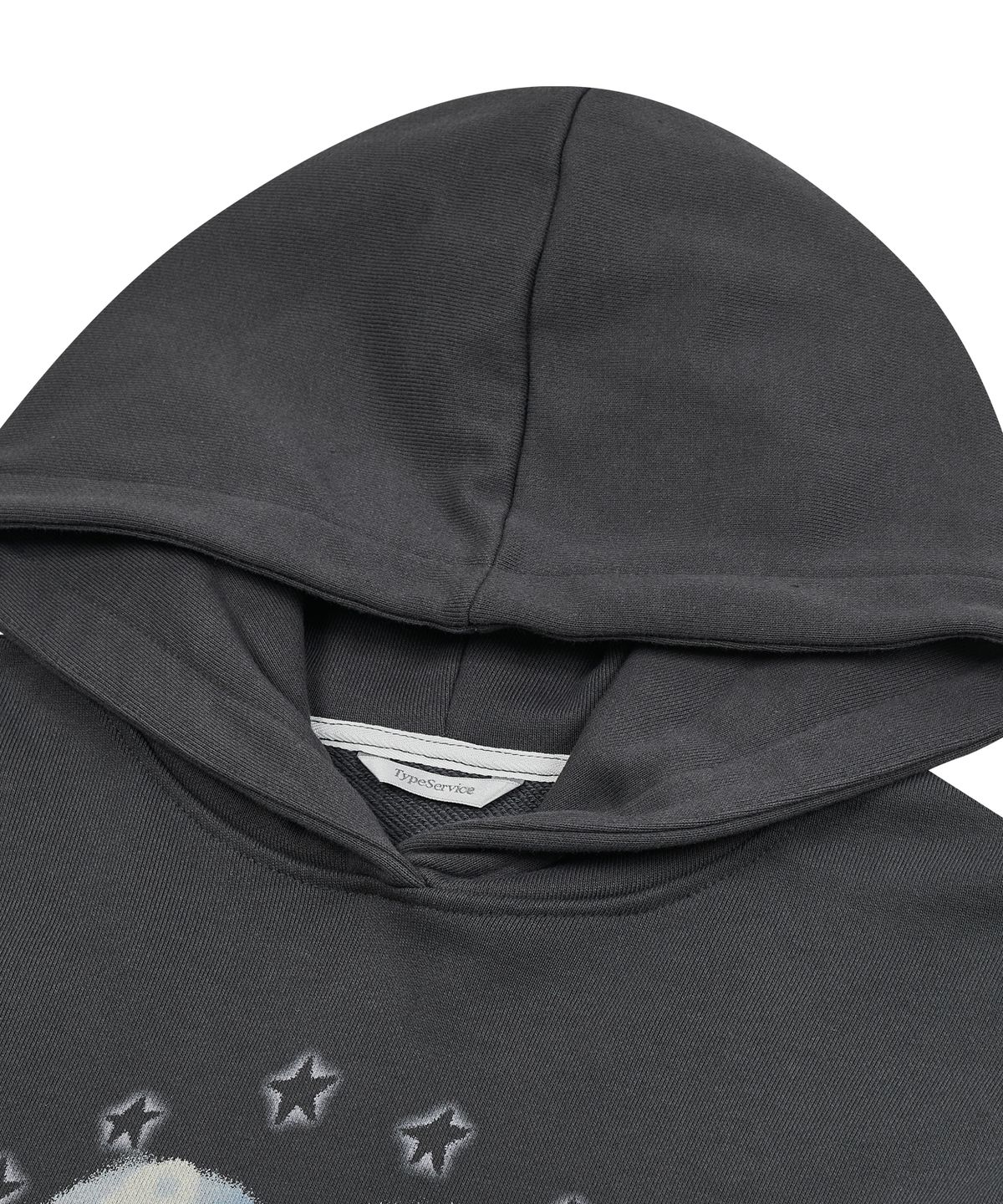 타입서비스(TYPESERVICE) Furry Puppy Hoodie [Charcoal]