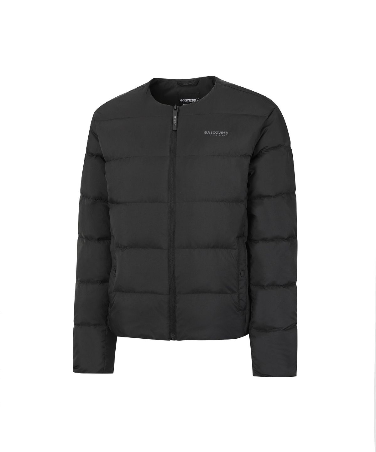 디스커버리 익스페디션(DISCOVERY EXPEDITION) 여성 픽토르U 구스다운 경량패딩 (BLACK)