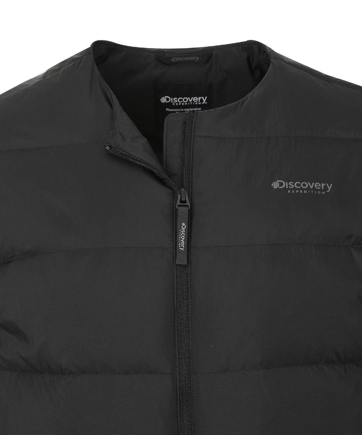 디스커버리 익스페디션(DISCOVERY EXPEDITION) 여성 픽토르U 구스다운 경량패딩 (BLACK)