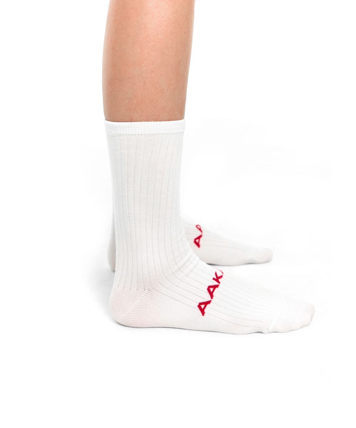 아캄(AAKAM) Symbol Logo Socks (White)