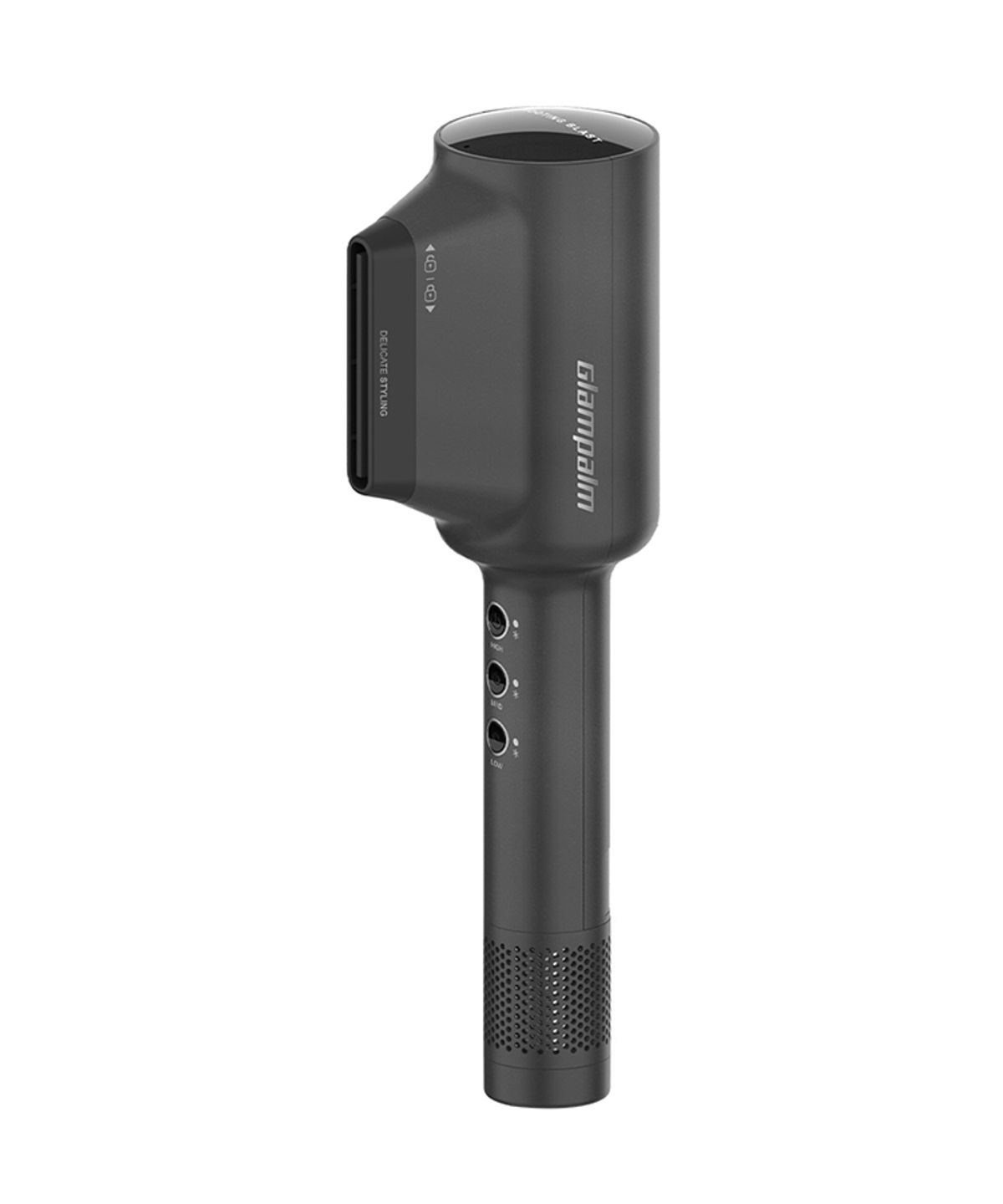 글램팜(GLAMPALM) [GP717GM] 글램뮤즈 슈팅블라스트 (건메탈) BLDC 항공모터 헤어 드라이기