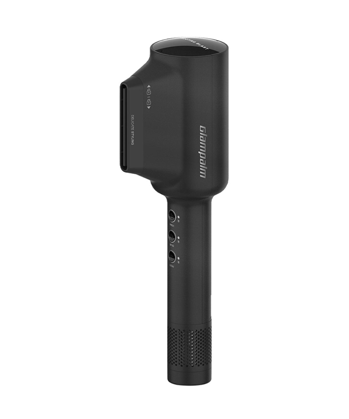 글램팜(GLAMPALM) [GP717BK] 글램뮤즈 슈팅블라스트 (블랙) BLDC 항공모터 헤어 드라이기
