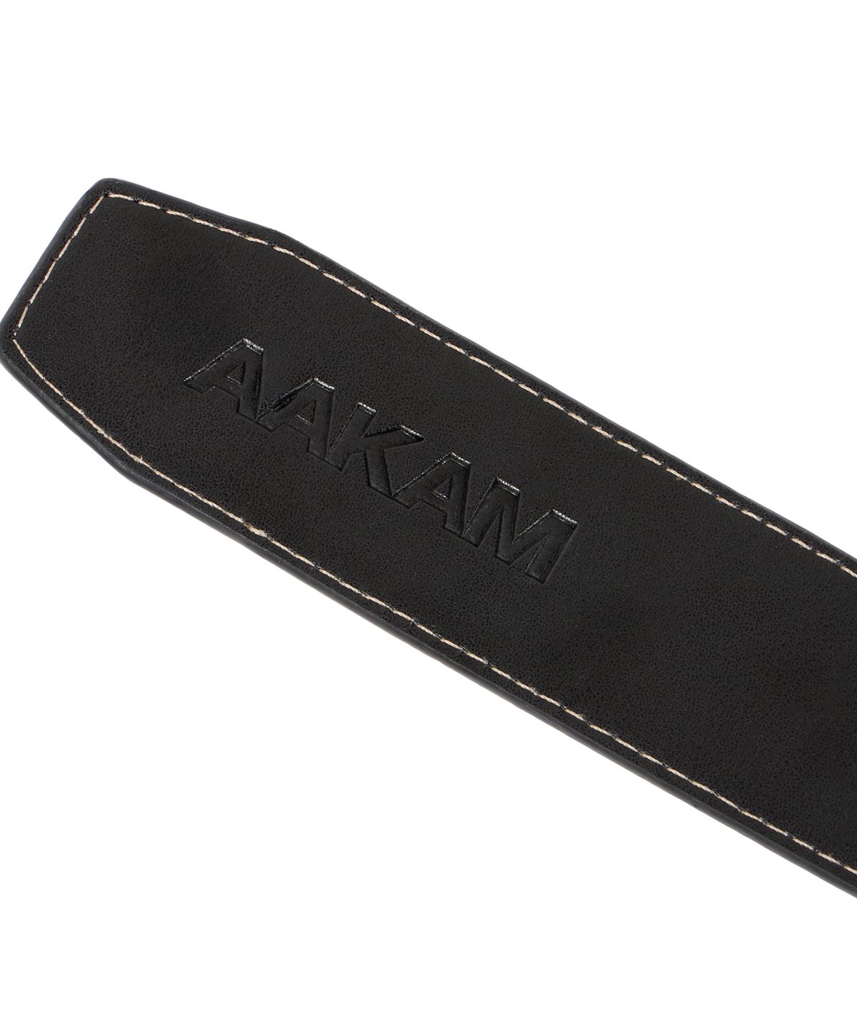 아캄(AAKAM) Needlework Studded Belt (Black)