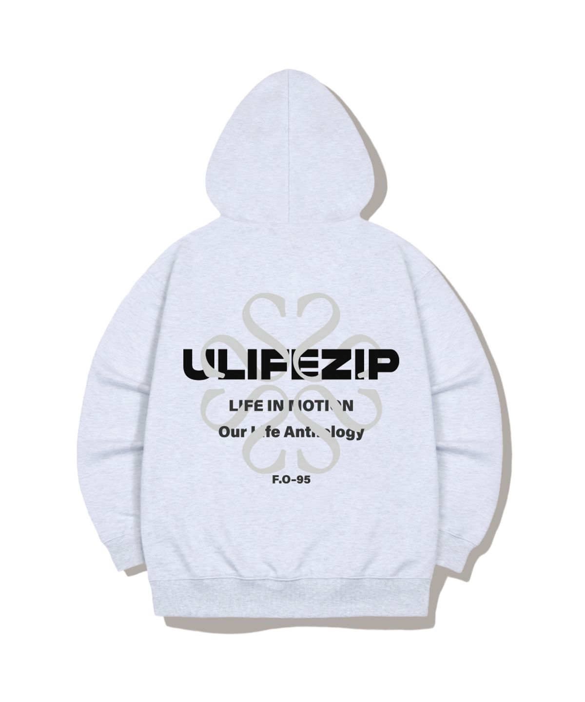 유라이프지(ULIFEZIP) 엔솔로지 트랙 오버핏 후드티셔츠 4 Color [ULZI_8003]