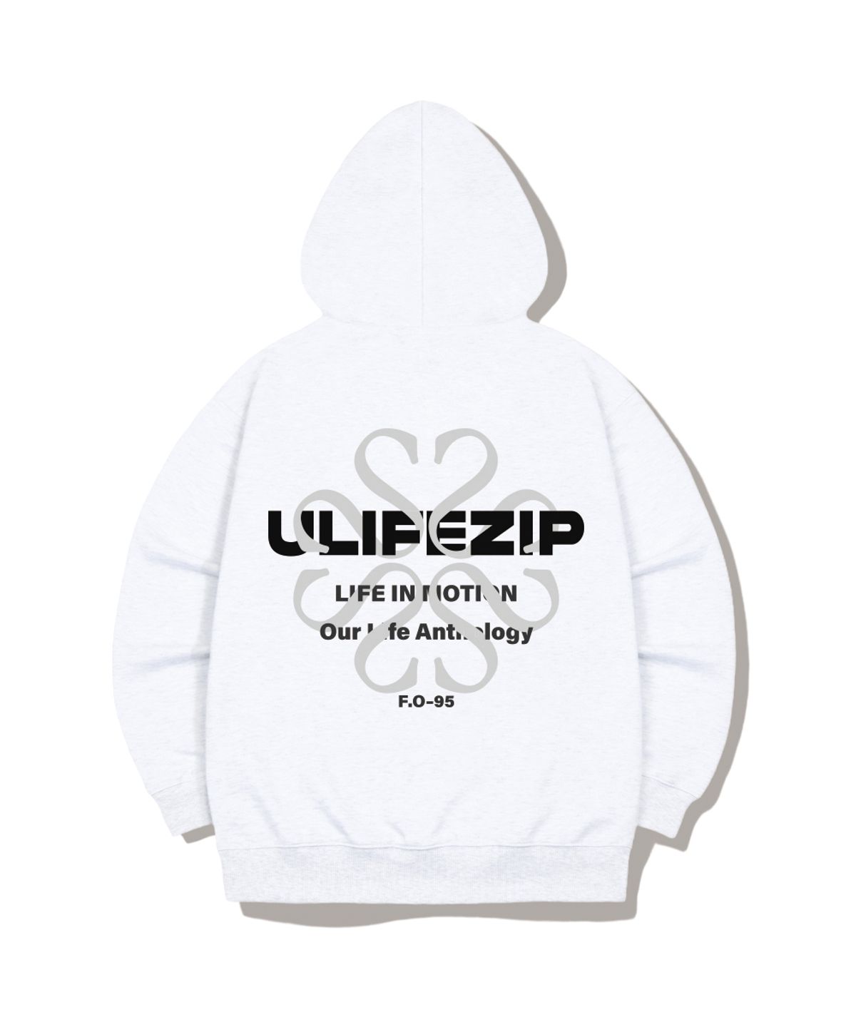 유라이프지(ULIFEZIP) 엔솔로지 트랙 오버핏 후드티셔츠 4 Color [ULZI_8003]