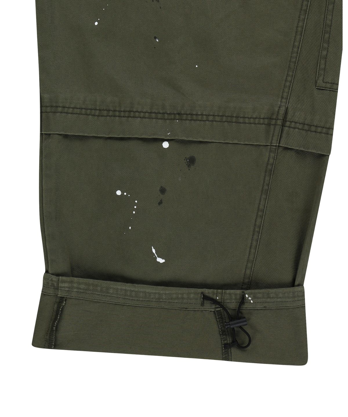 아캄(AAKAM) Painted Military Cargo Pants (Khaki)