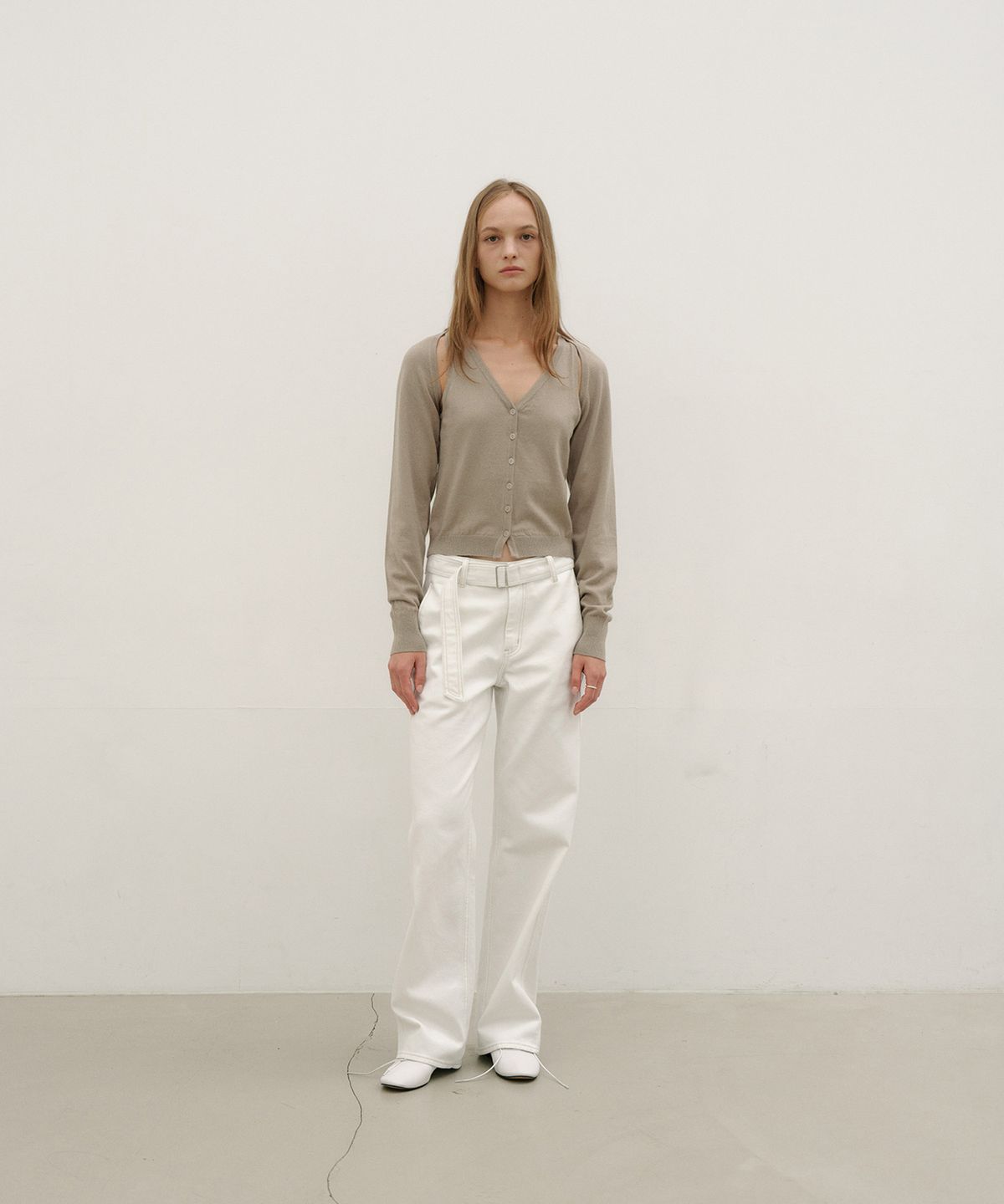 로우타이드(LOW TIDE) BOLERO KNIT SET-UP [BEIGE]