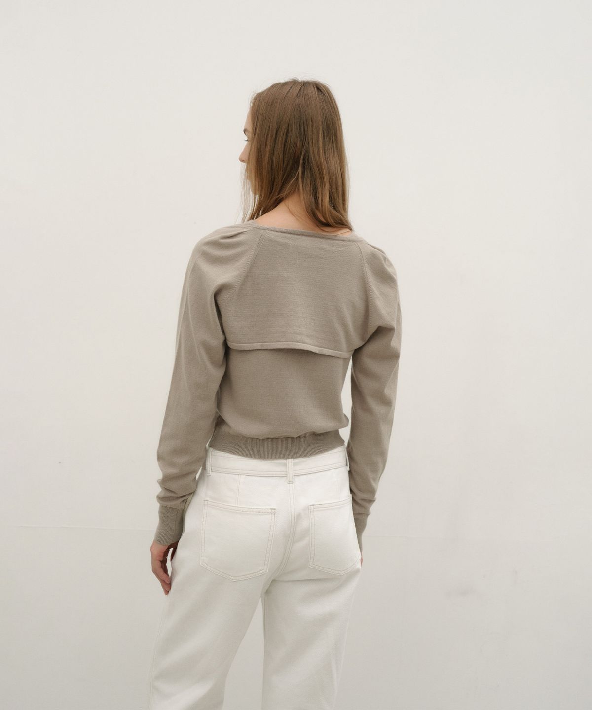 로우타이드(LOW TIDE) BOLERO KNIT SET-UP [BEIGE]