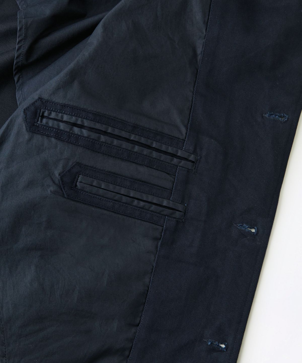 아웃스탠딩(OUTSTANDING) HIGH DENSITY COTTON CLASSIC 3BUTTON JACKET_NAVY