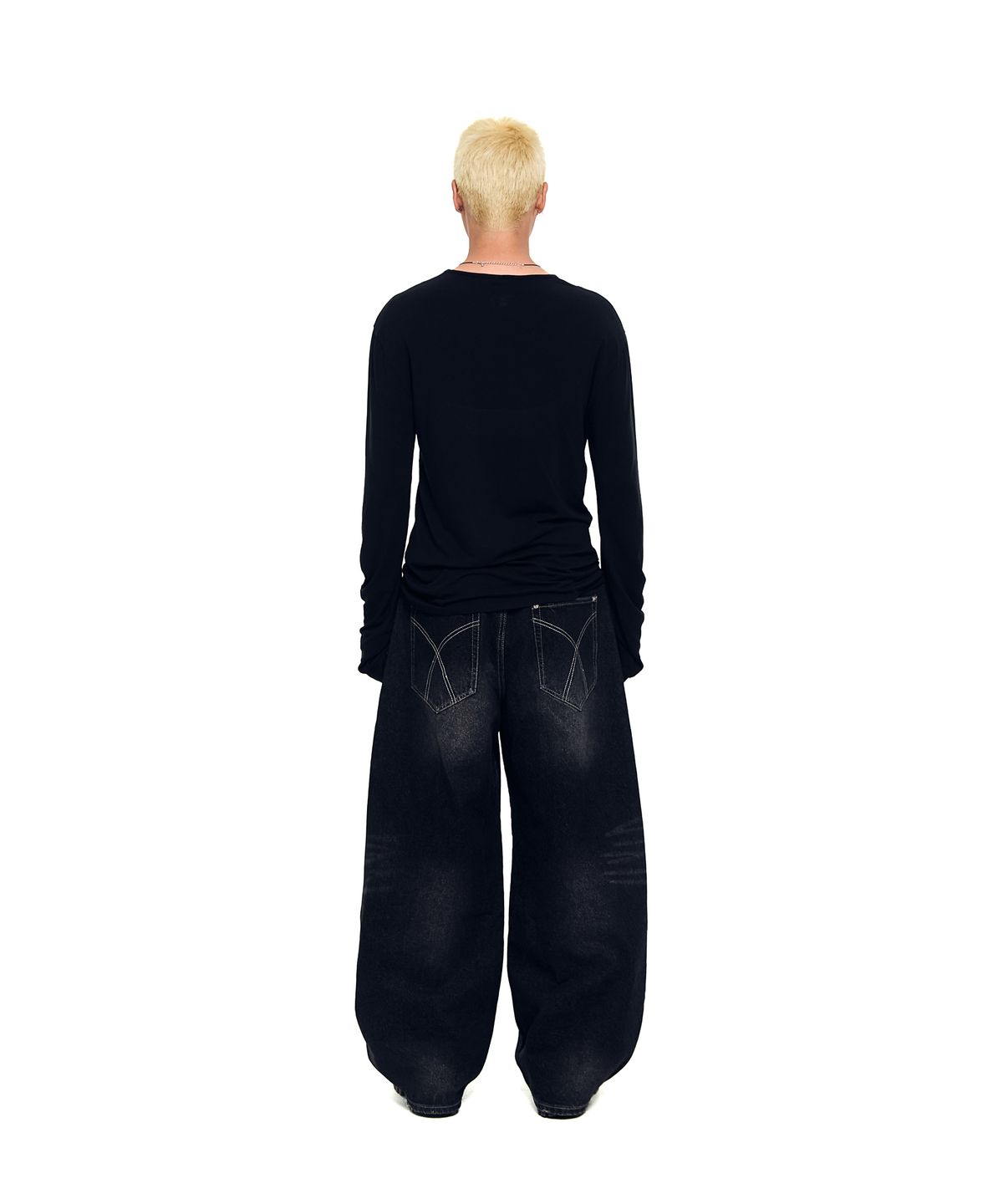 아캄(AAKAM) Layered Long Sleeve (Black)