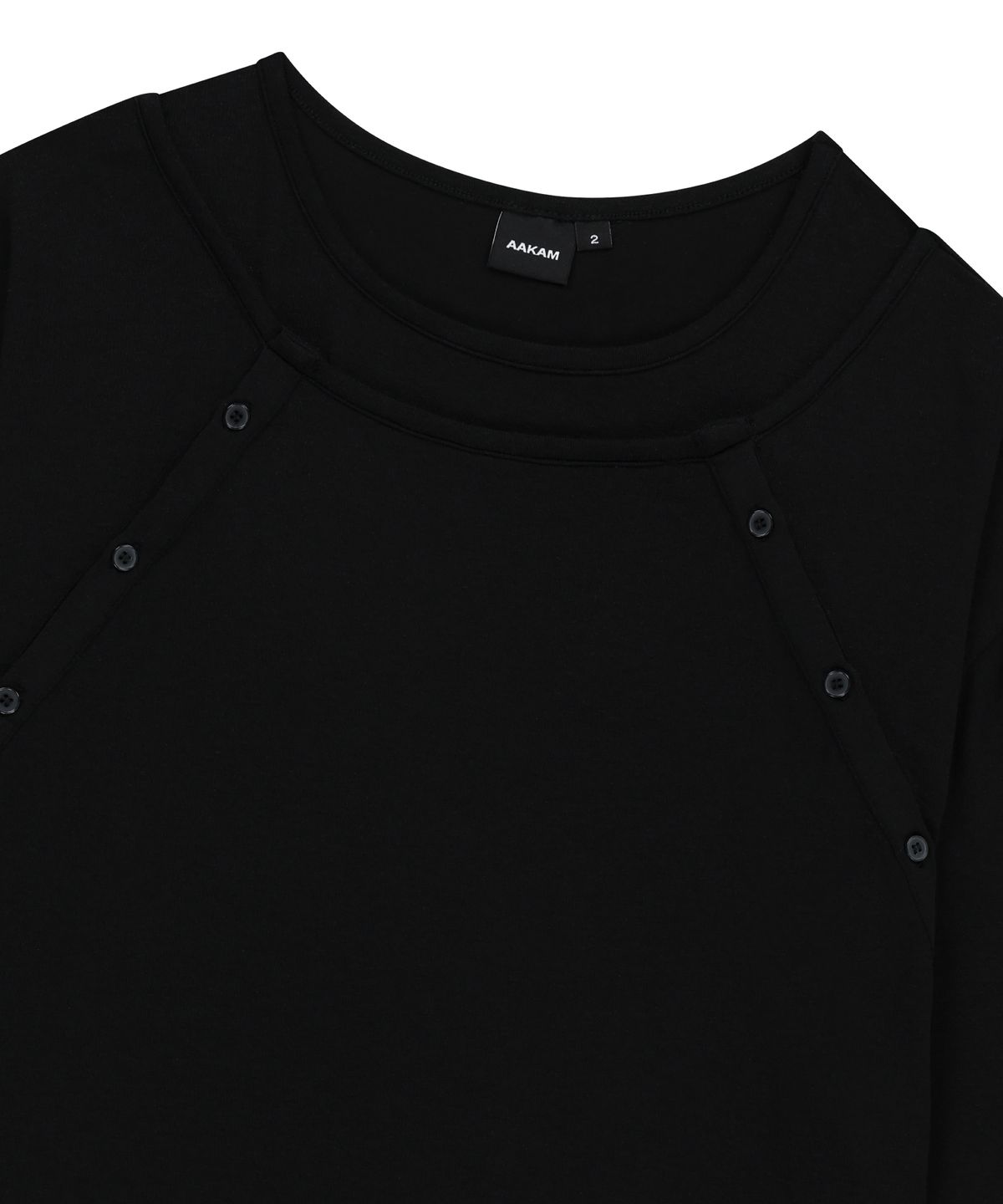 아캄(AAKAM) Layered Long Sleeve (Black)