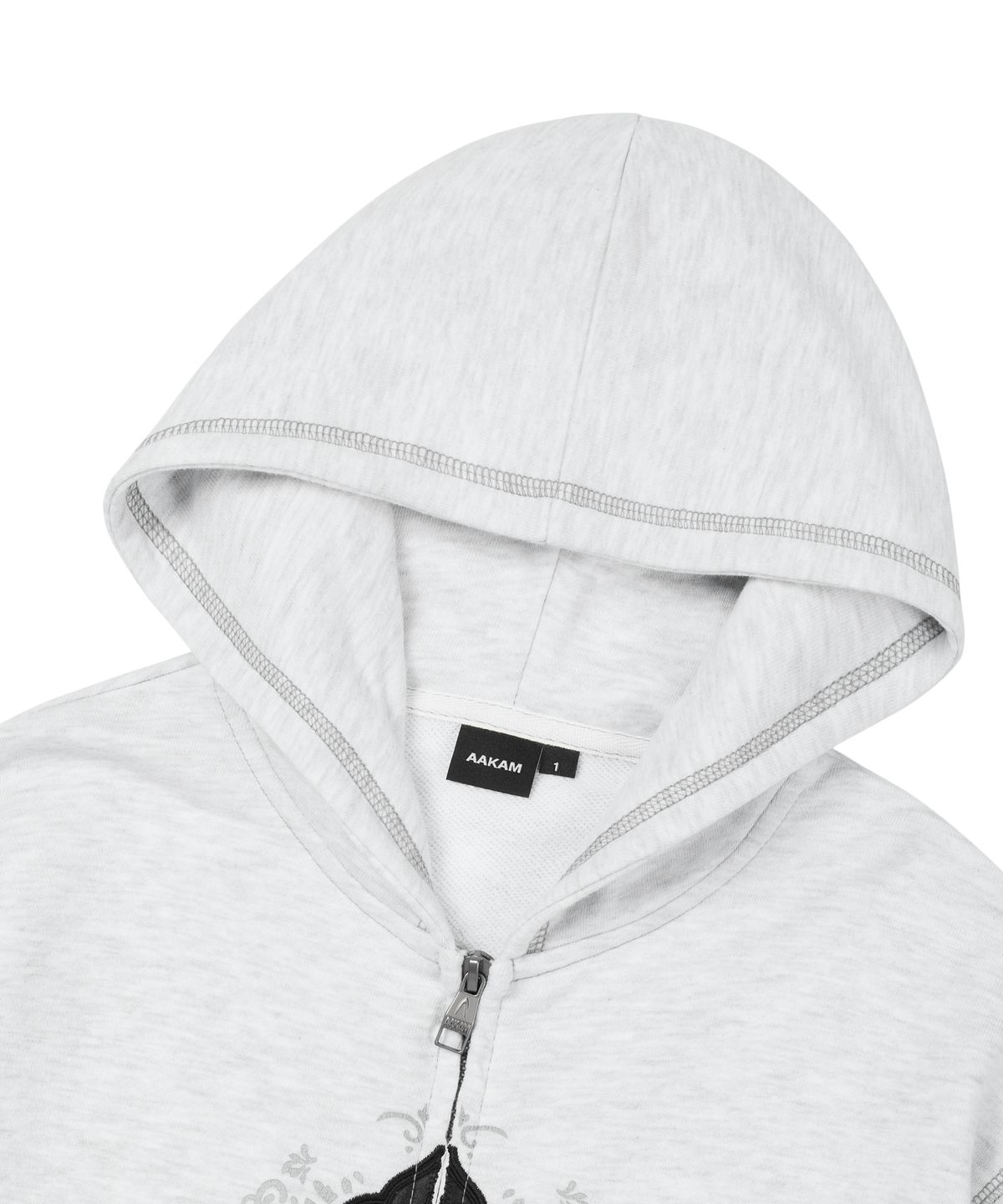 아캄(AAKAM) AKM CROS2 Zip-Up Hoodie (Gray)