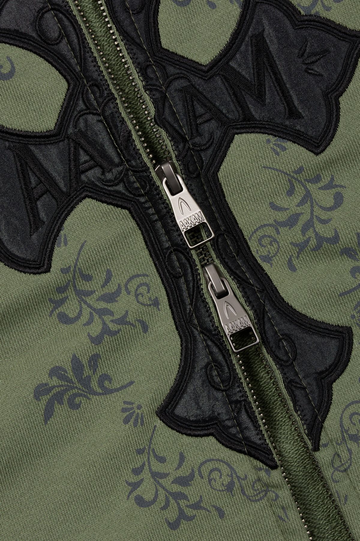 아캄(AAKAM) AKM CROS2 Zip-Up Hoodie (Khaki)