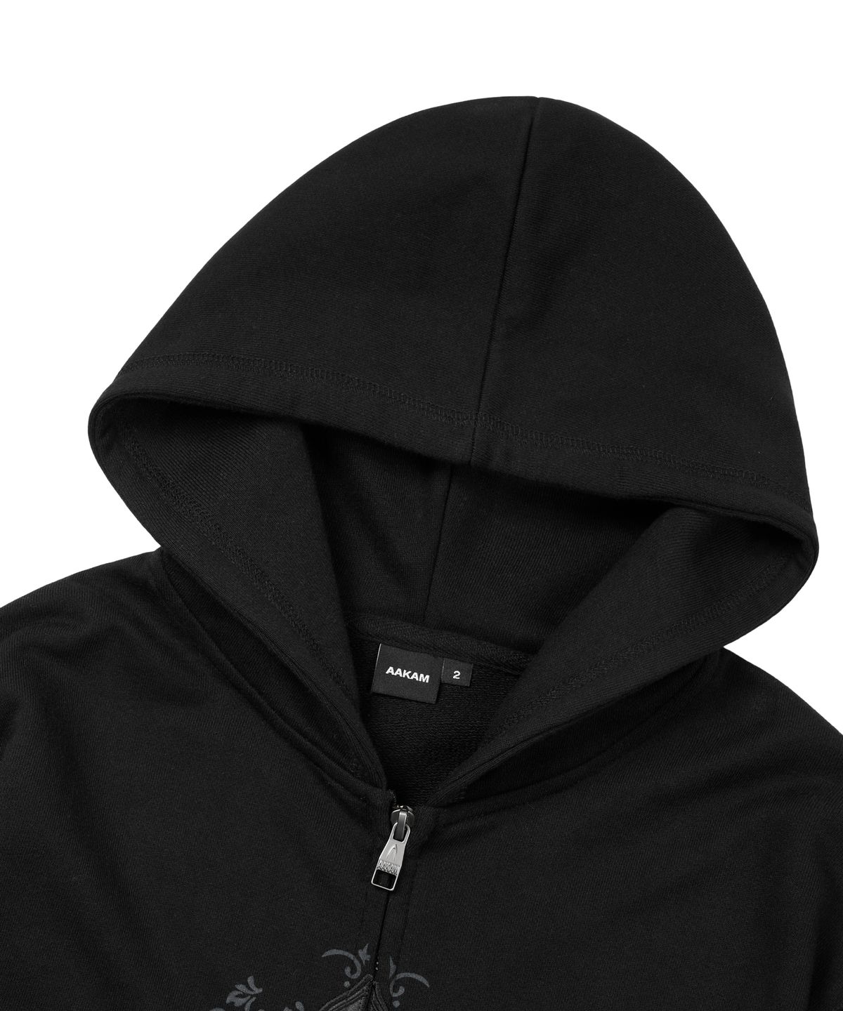 아캄(AAKAM) AKM CROS2 Zip-Up Hoodie (Black)