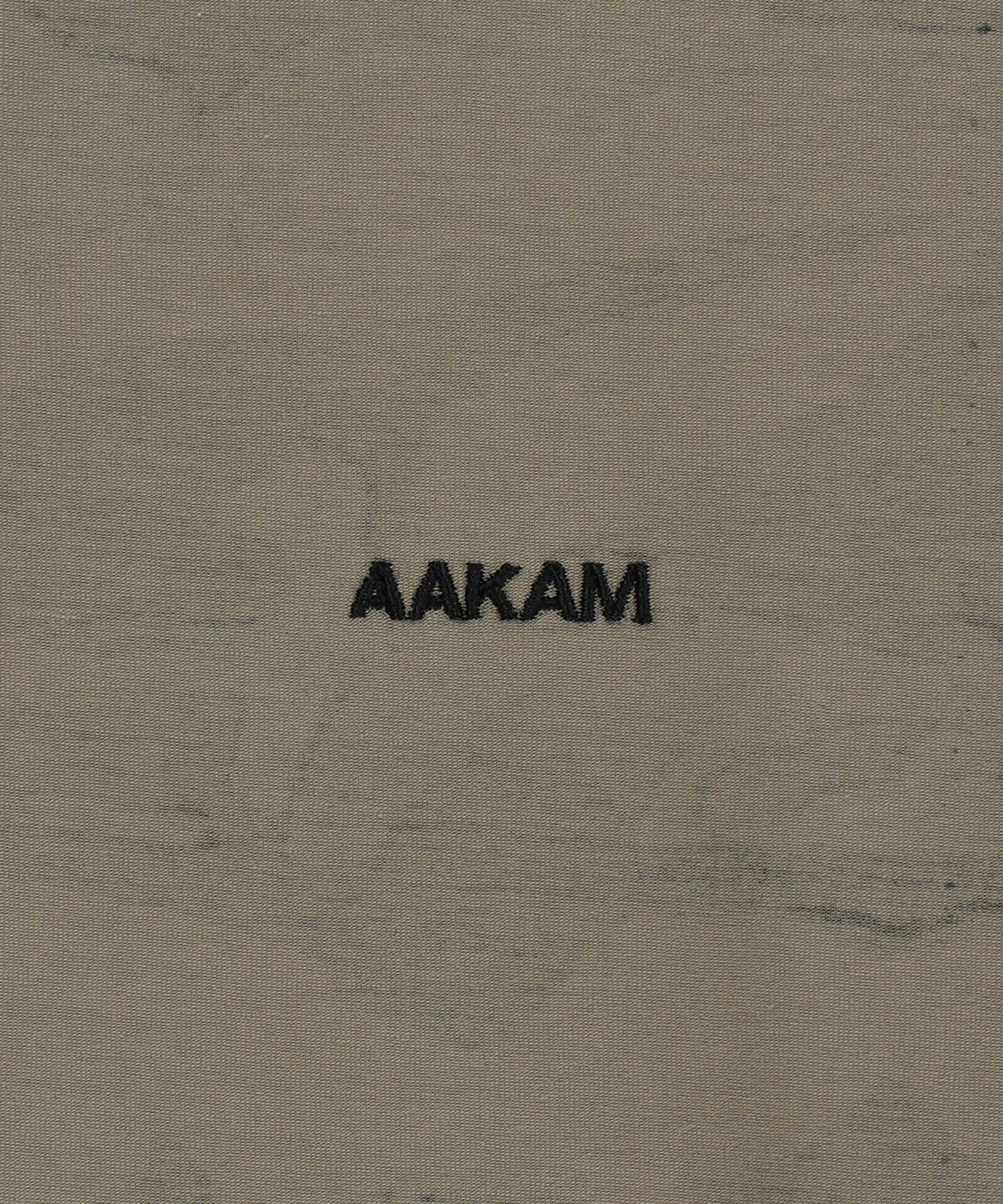 아캄(AAKAM) Camo Contrast Hooded Long Sleeve (Khaki)