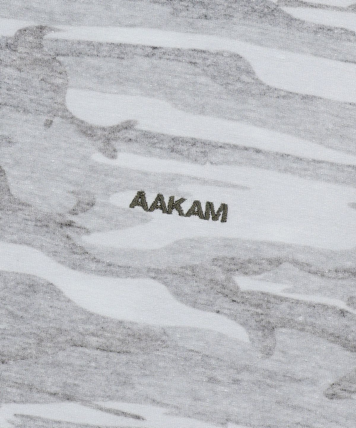 아캄(AAKAM) Camo Contrast Hooded Long Sleeve (White)