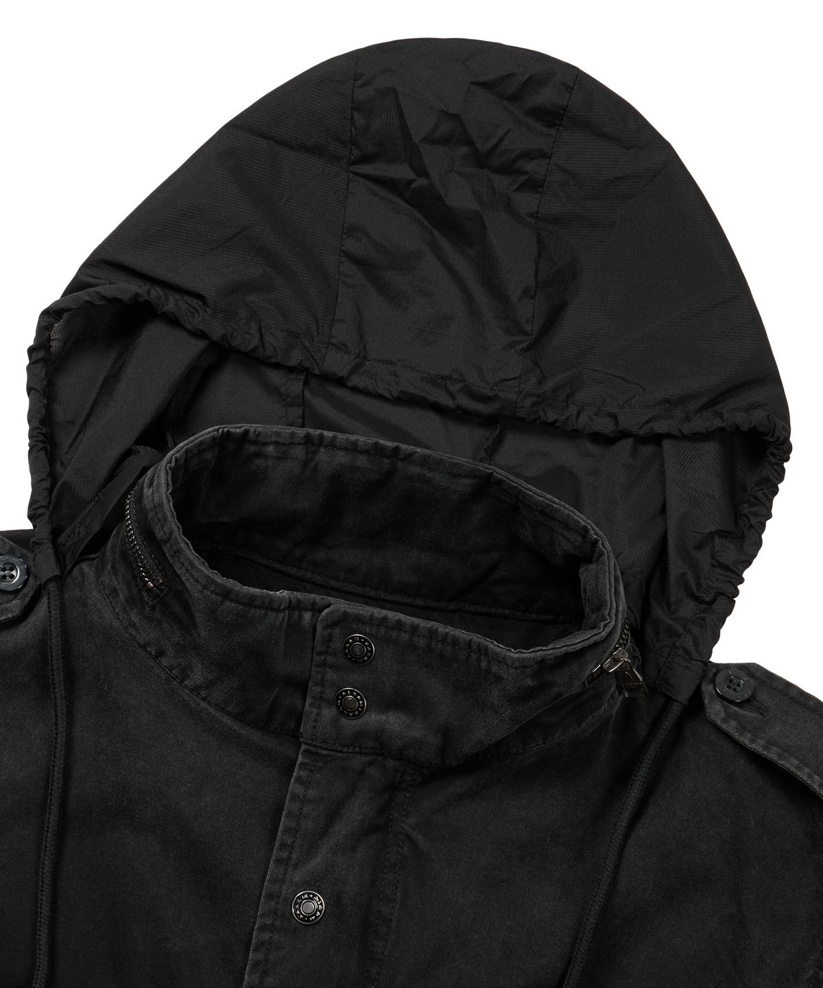 아캄(AAKAM) Washed Field Jacket (Black)