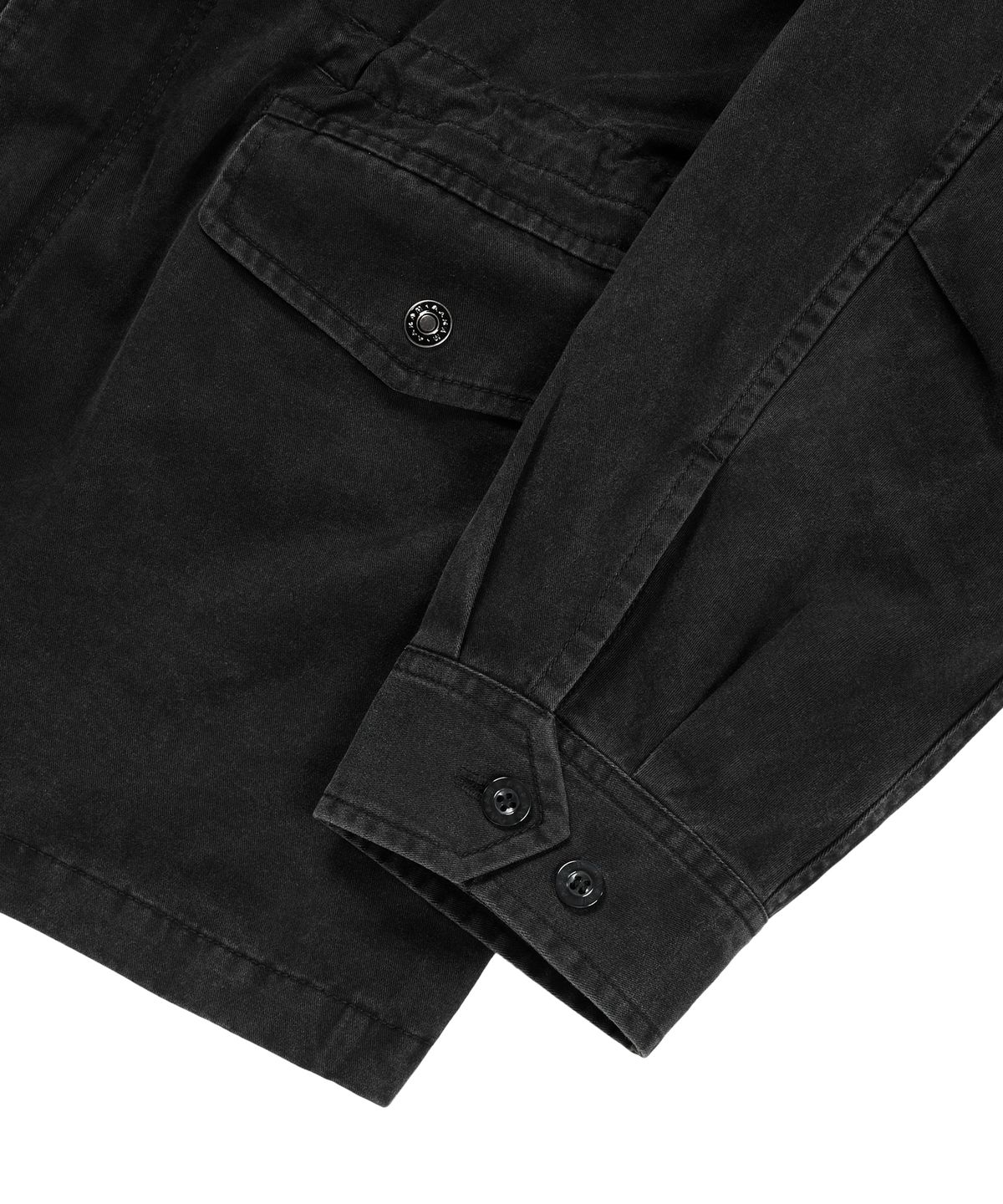 아캄(AAKAM) Washed Field Jacket (Black)