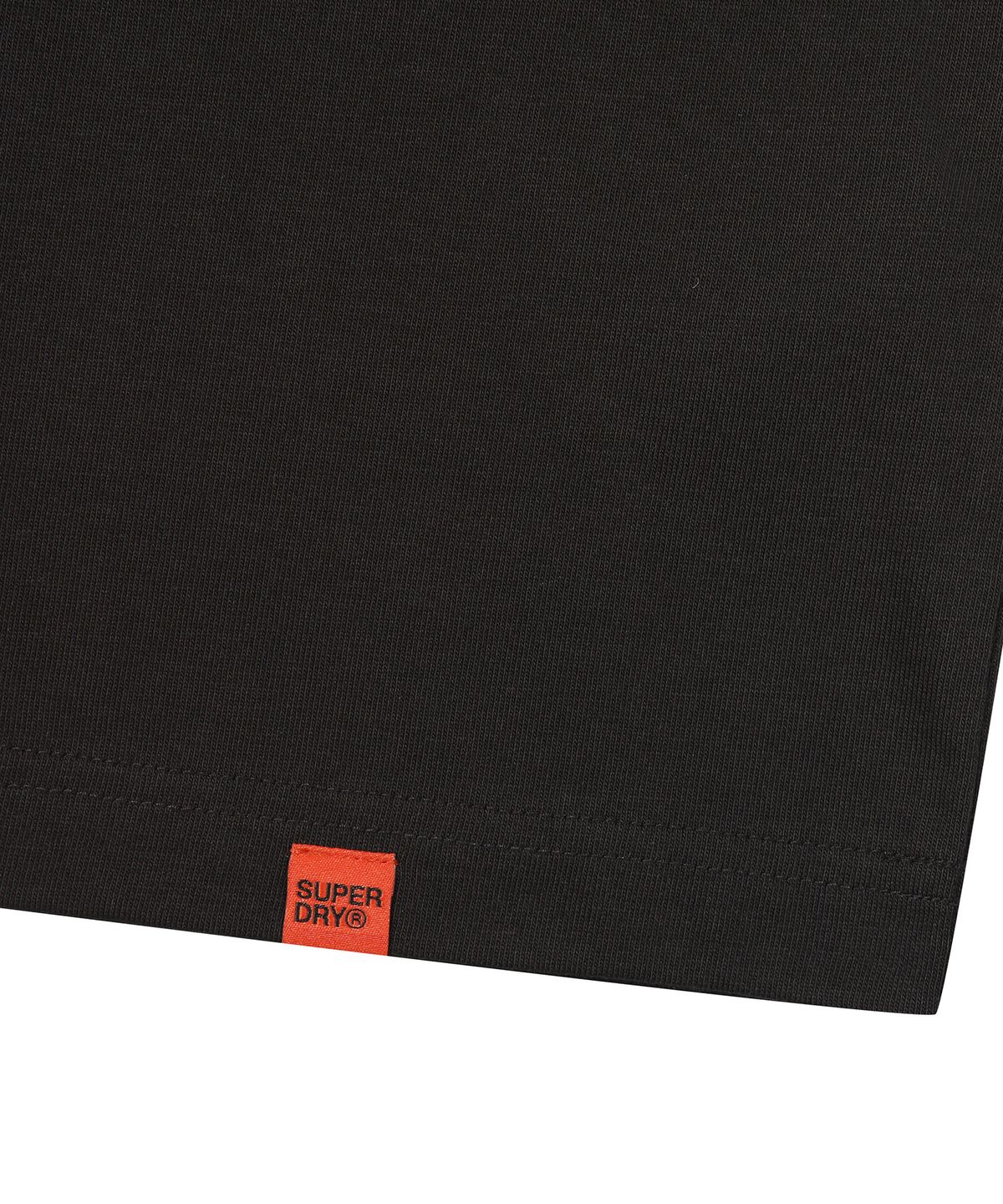 슈퍼드라이(SUPERDRY) 빈티지 레터링 롱슬리브 블랙