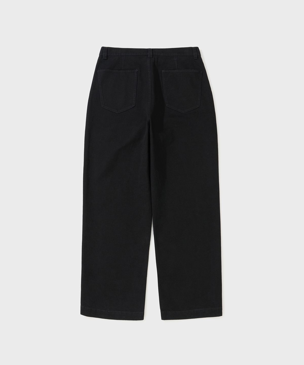 셔터(SHIRTER) WIDE TAPERED DENIM PANTS (BLACK)