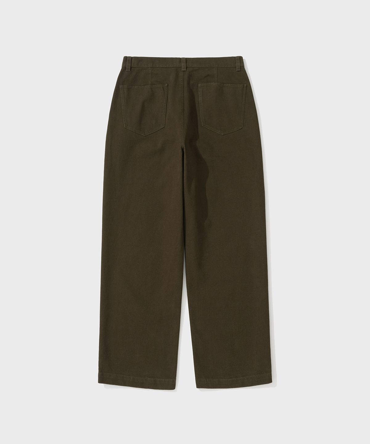 셔터(SHIRTER) WIDE TAPERED DENIM PANTS (BROWN)