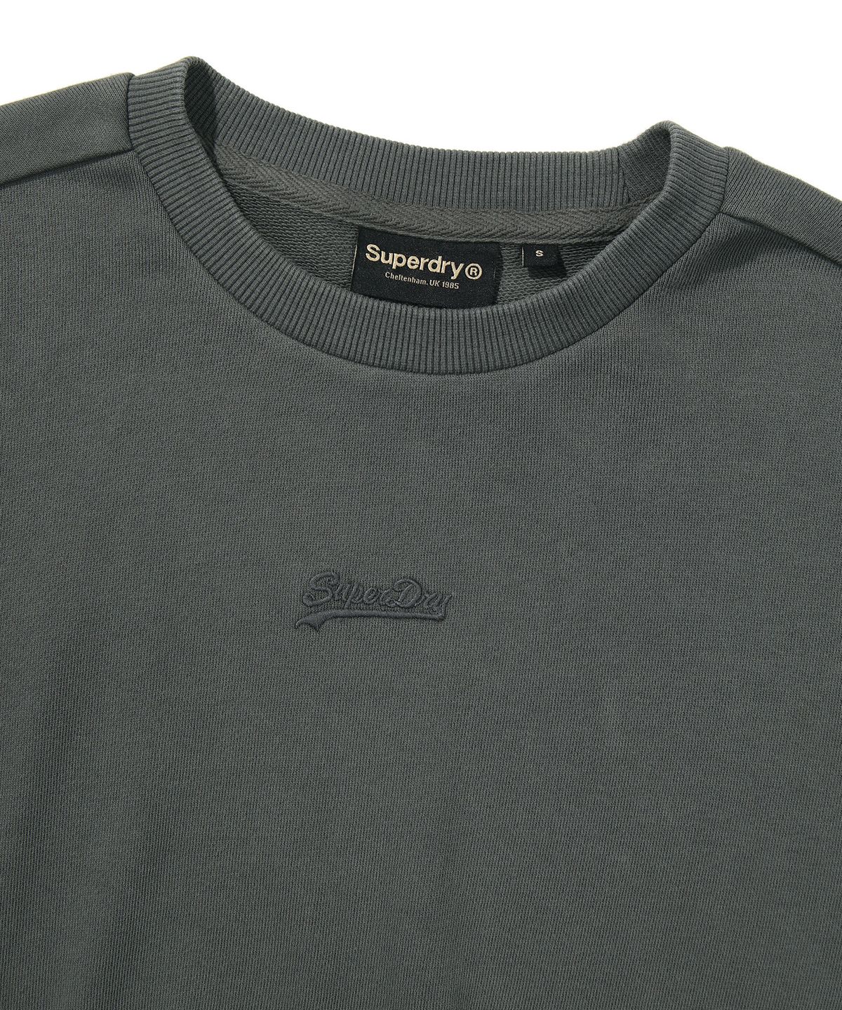 슈퍼드라이(SUPERDRY) W 빈티지 스트링 스웻셔츠 다크그레이