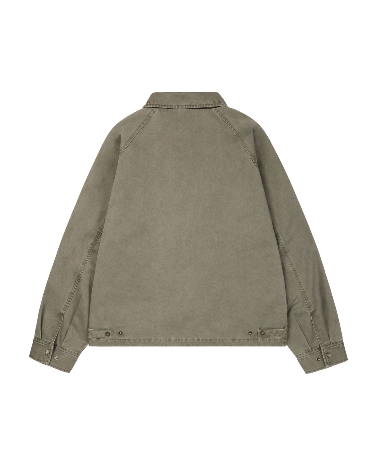 아캄(AAKAM) Incision Studded Cotton Jacket (Khaki)