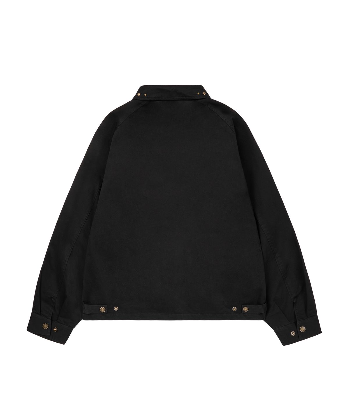 아캄(AAKAM) Incision Studded Cotton Jacket (Black)