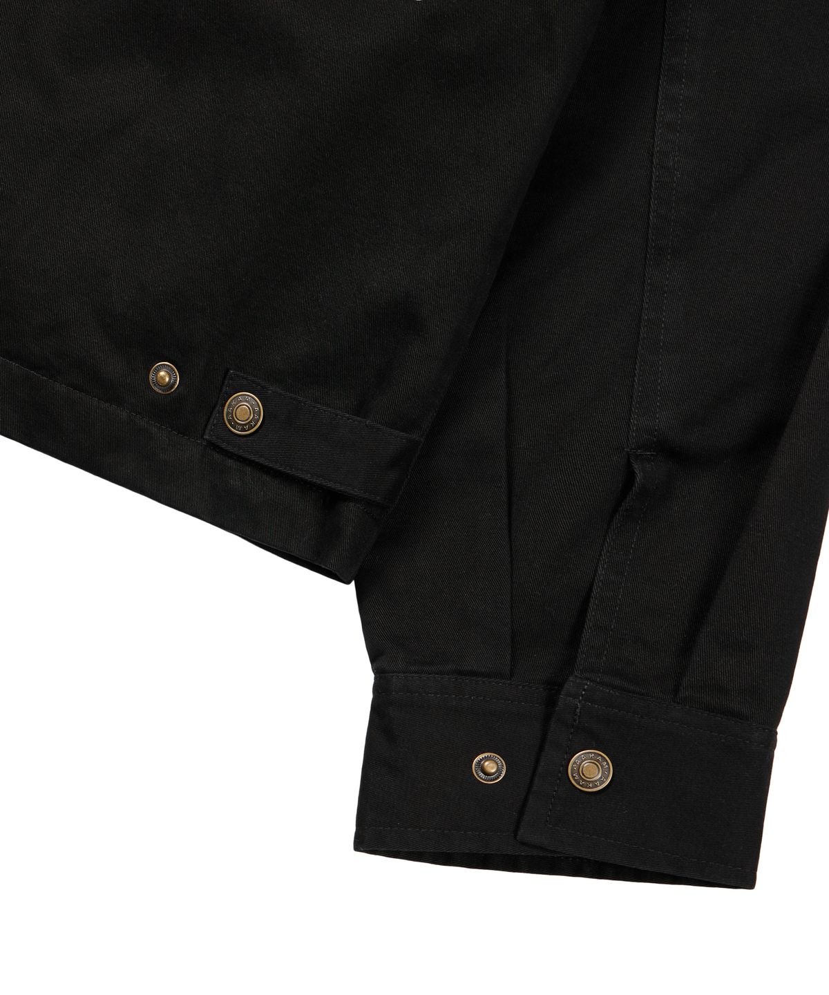 아캄(AAKAM) Incision Studded Cotton Jacket (Black)