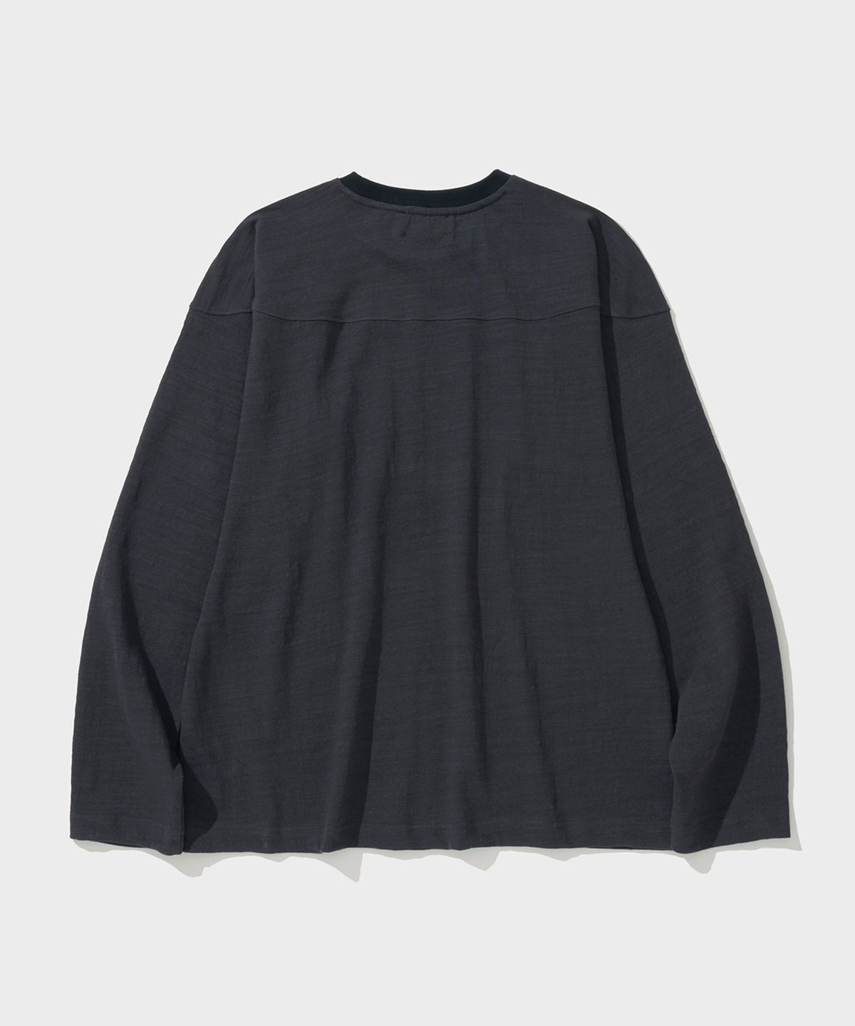 셔터(SHIRTER) FINE SLUB SHIRT T-SHIRT (PURPLE NAVY)