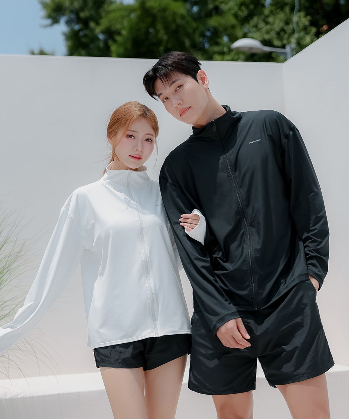크라시앙(CRASSIANG) 선핏 집업 래쉬가드