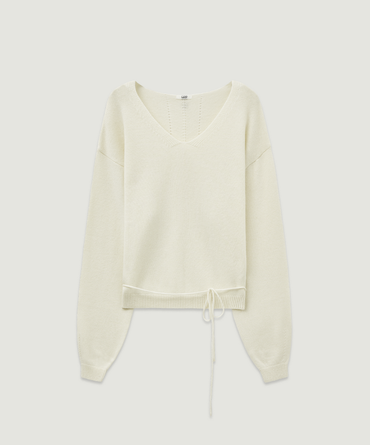 엘무드 우먼(LMOOD WOMEN) 코지 메리노 울 딥 브이넥 풀오버 니트 (3 COLOR)