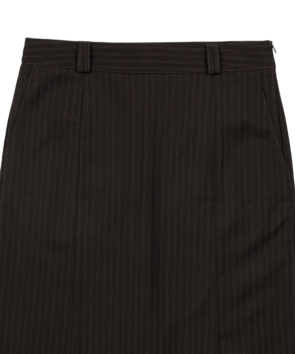 오헤시오(OHESHIO) LAYERED SLIT LONG SKIRT, BROWN