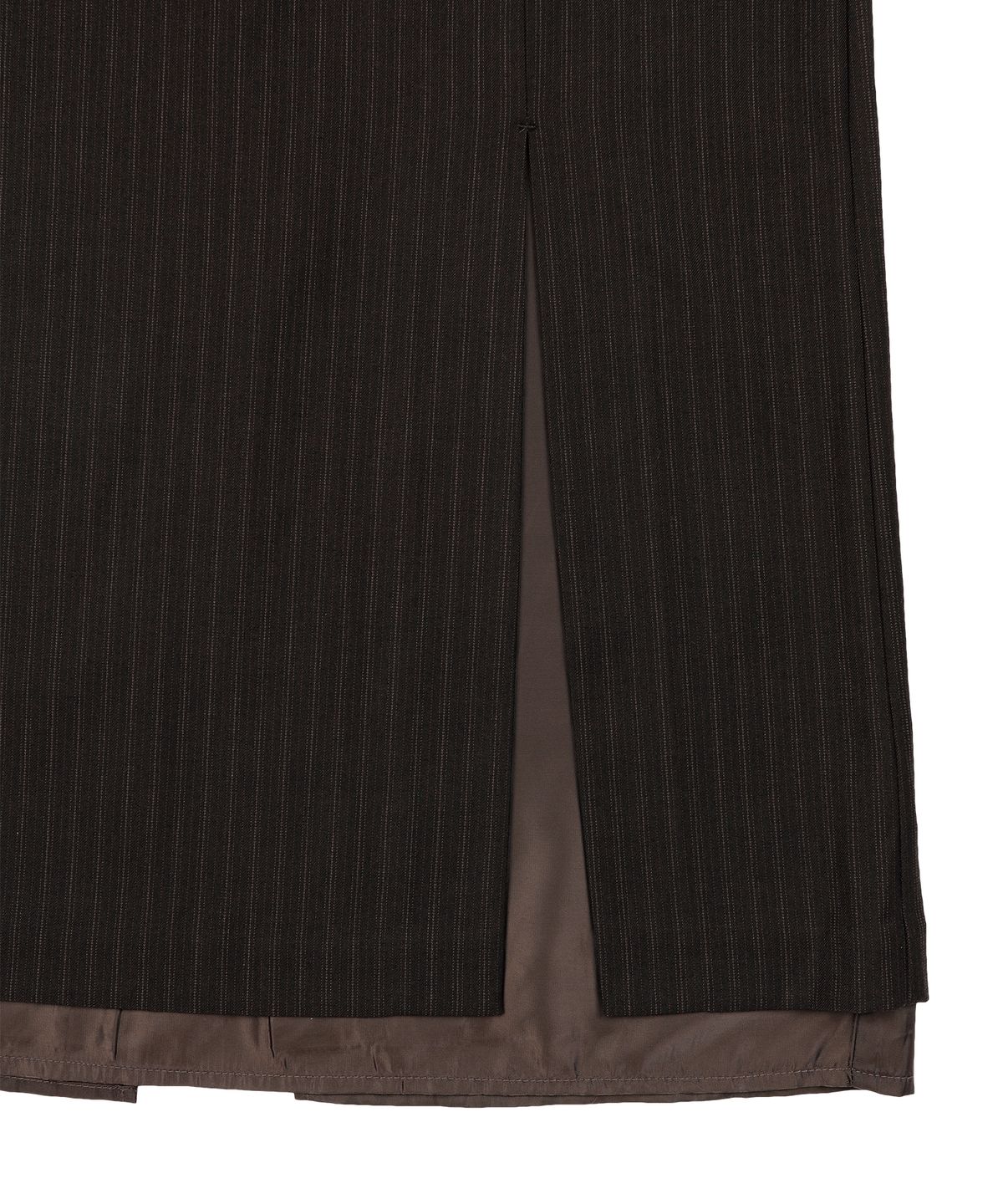 오헤시오(OHESHIO) LAYERED SLIT LONG SKIRT, BROWN
