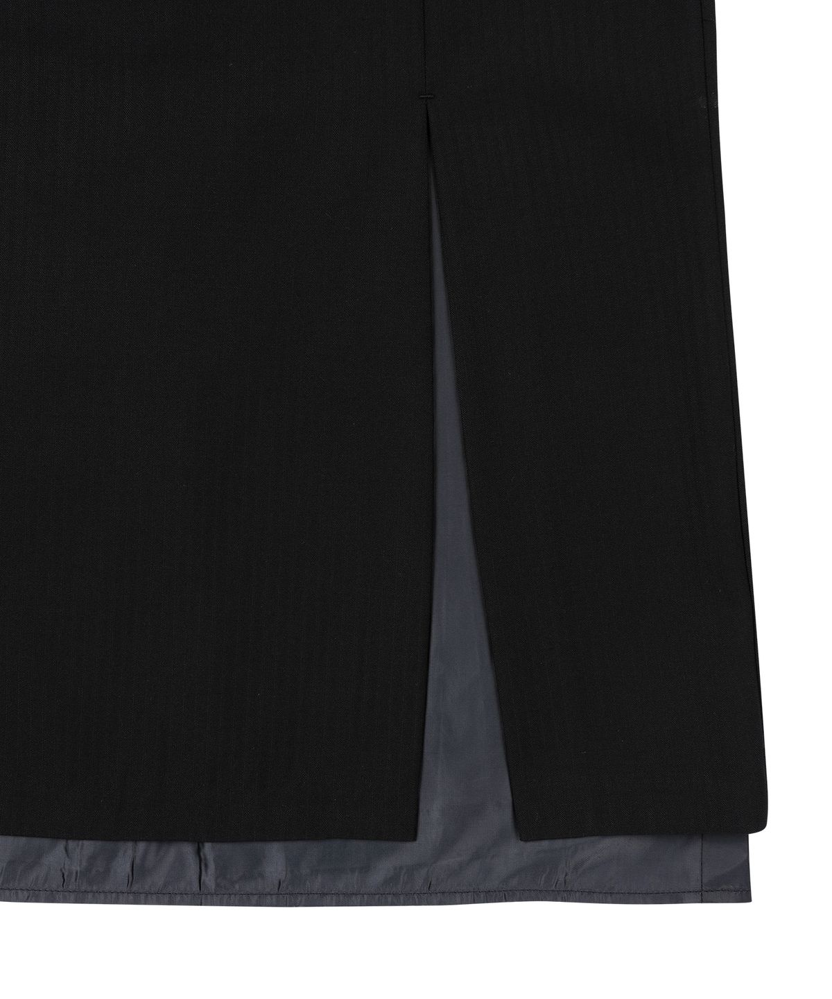 오헤시오(OHESHIO) LAYERED SLIT LONG SKIRT, NAVY