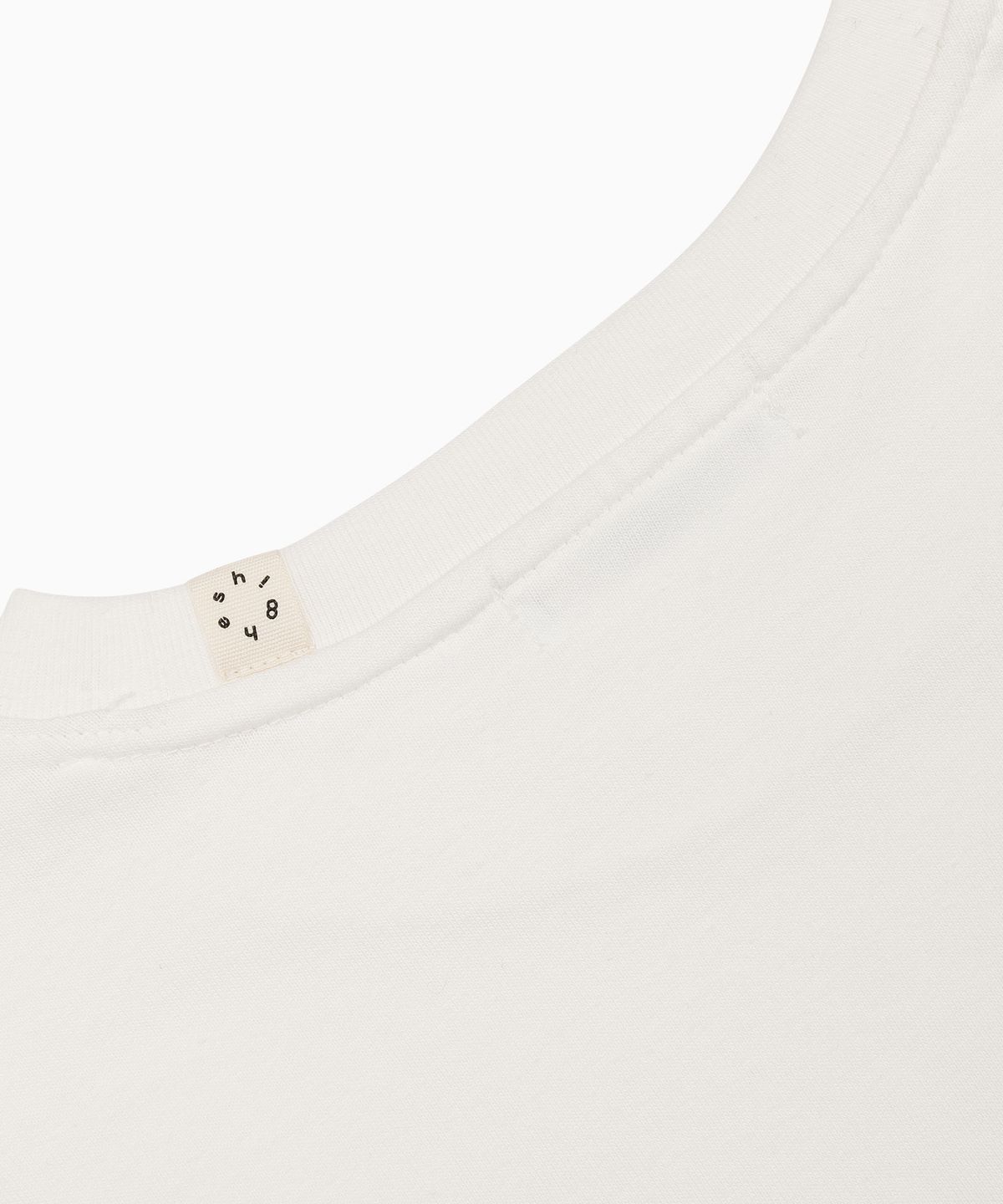 오헤시오(OHESHIO) LOGO LAYERED STRIPE LONG T-SHIRT, WHITE