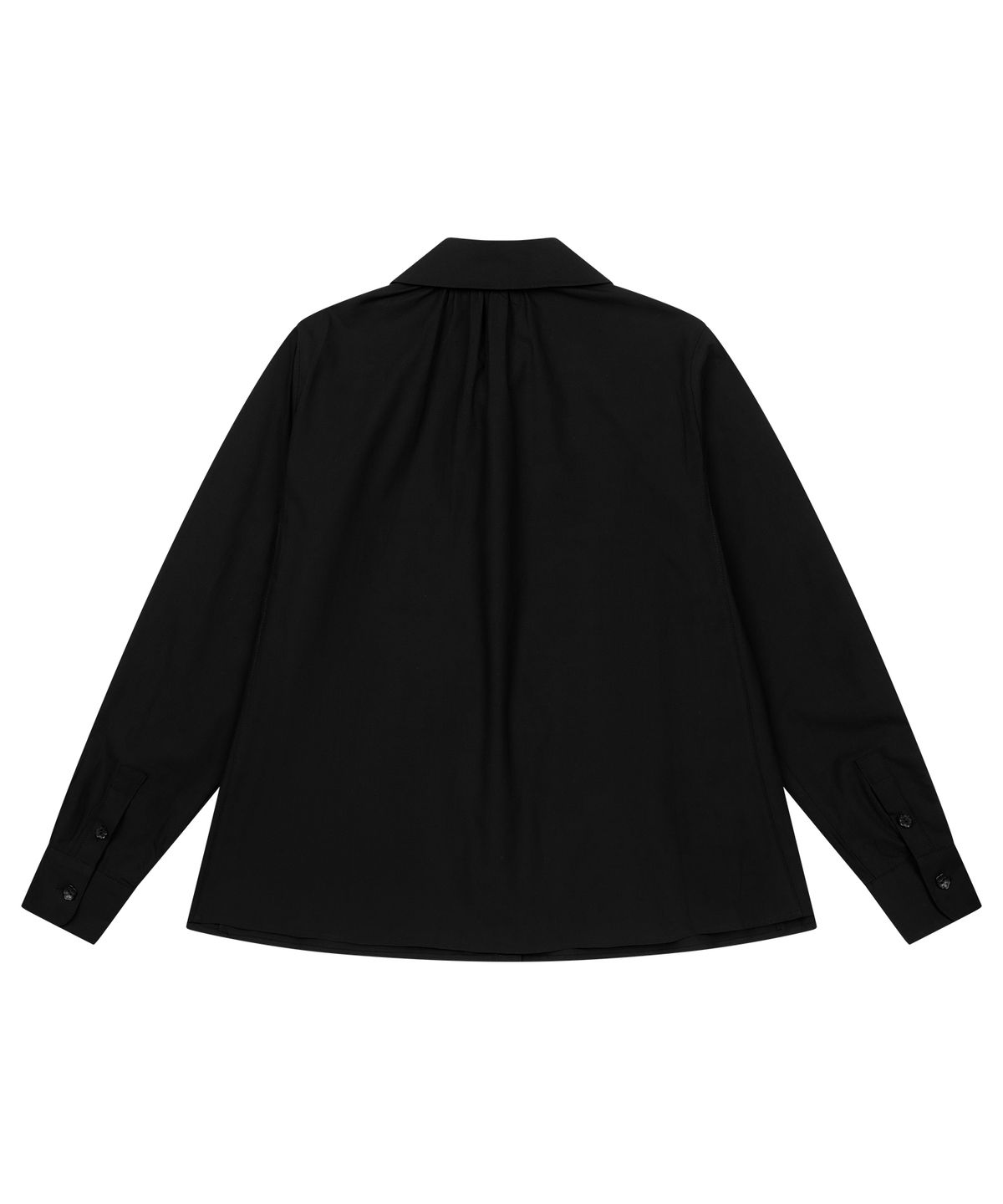 오헤시오(OHESHIO) CANCAN FRILL BLOUSE, BLACK