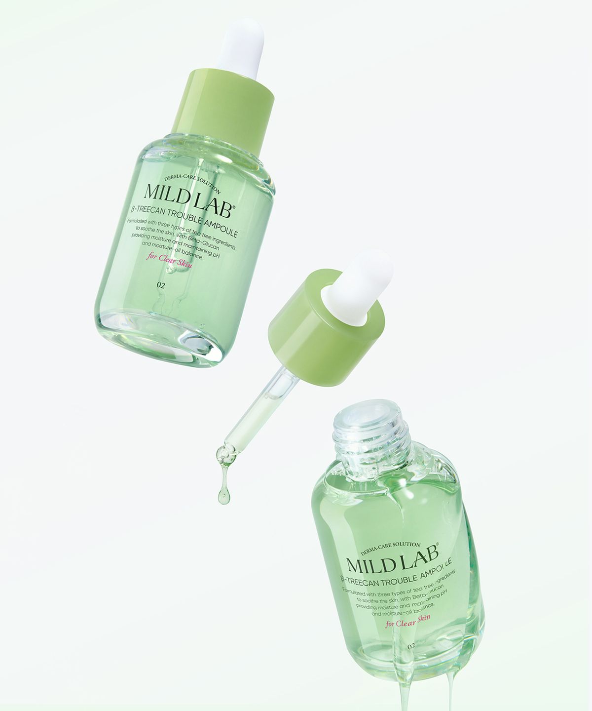 마일드랩(MILDLAB) [여지민광명SET] 베타트리칸 앰플 30ml 2개 + 클렌징폼 150ml 2개