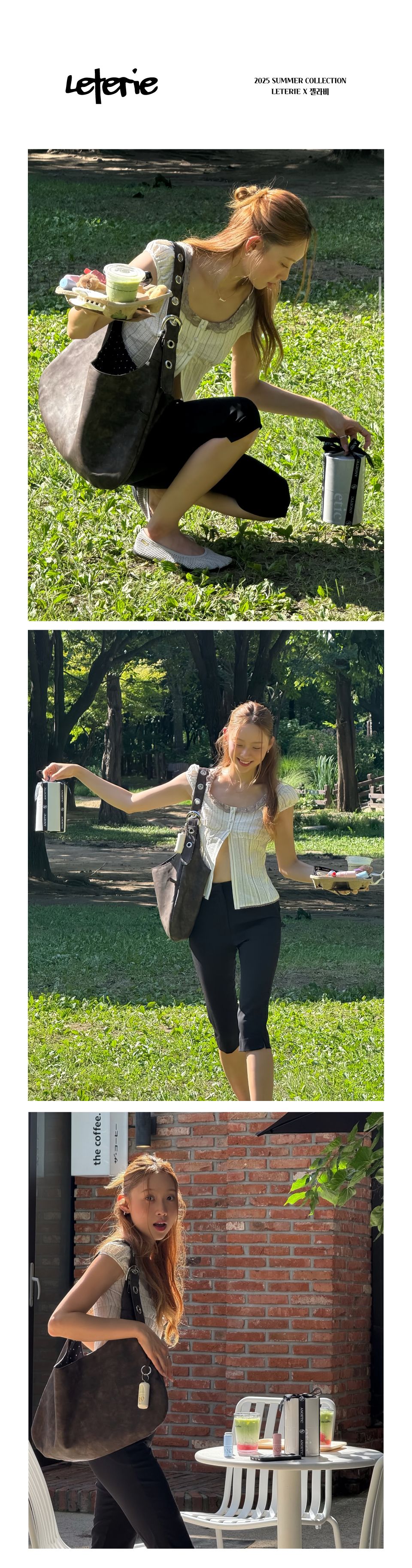 musinsa LETERIE バッグ MUSINSA | LETERIE BUCKLE REVERSIBLE SHOULDER BAG_BROWN