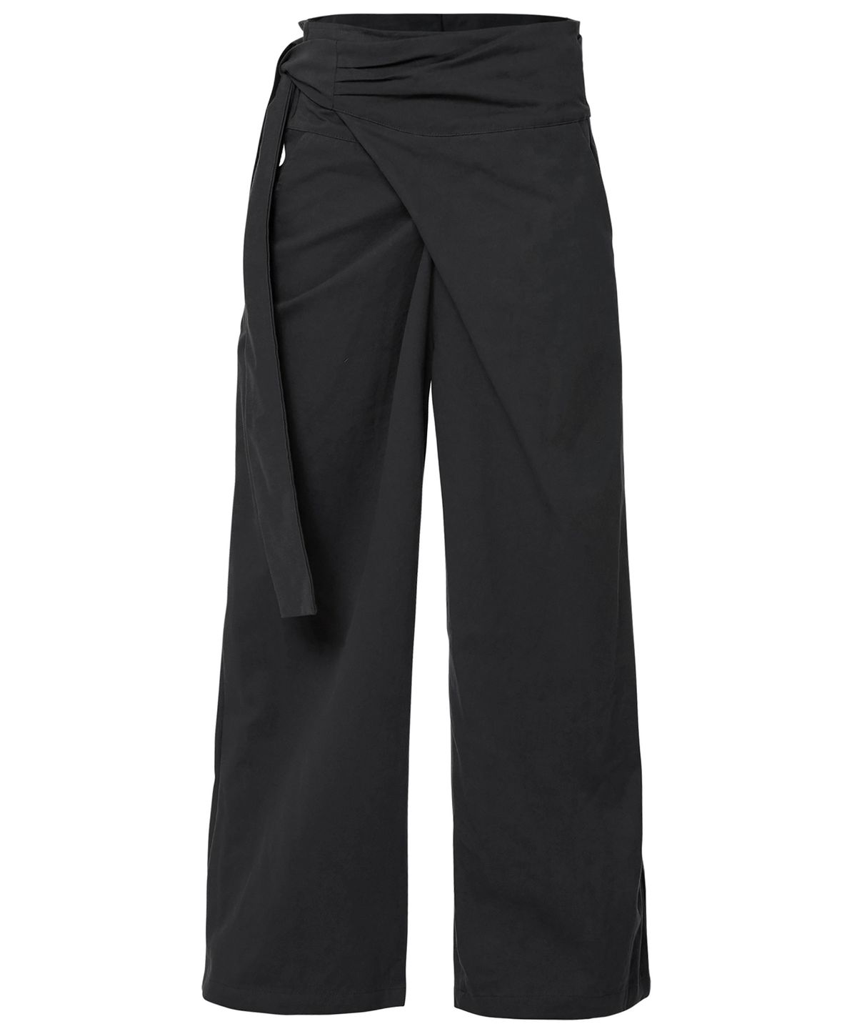 플레어업(FLAREUP) Layered Wrap Trousers (FL-255_Black)
