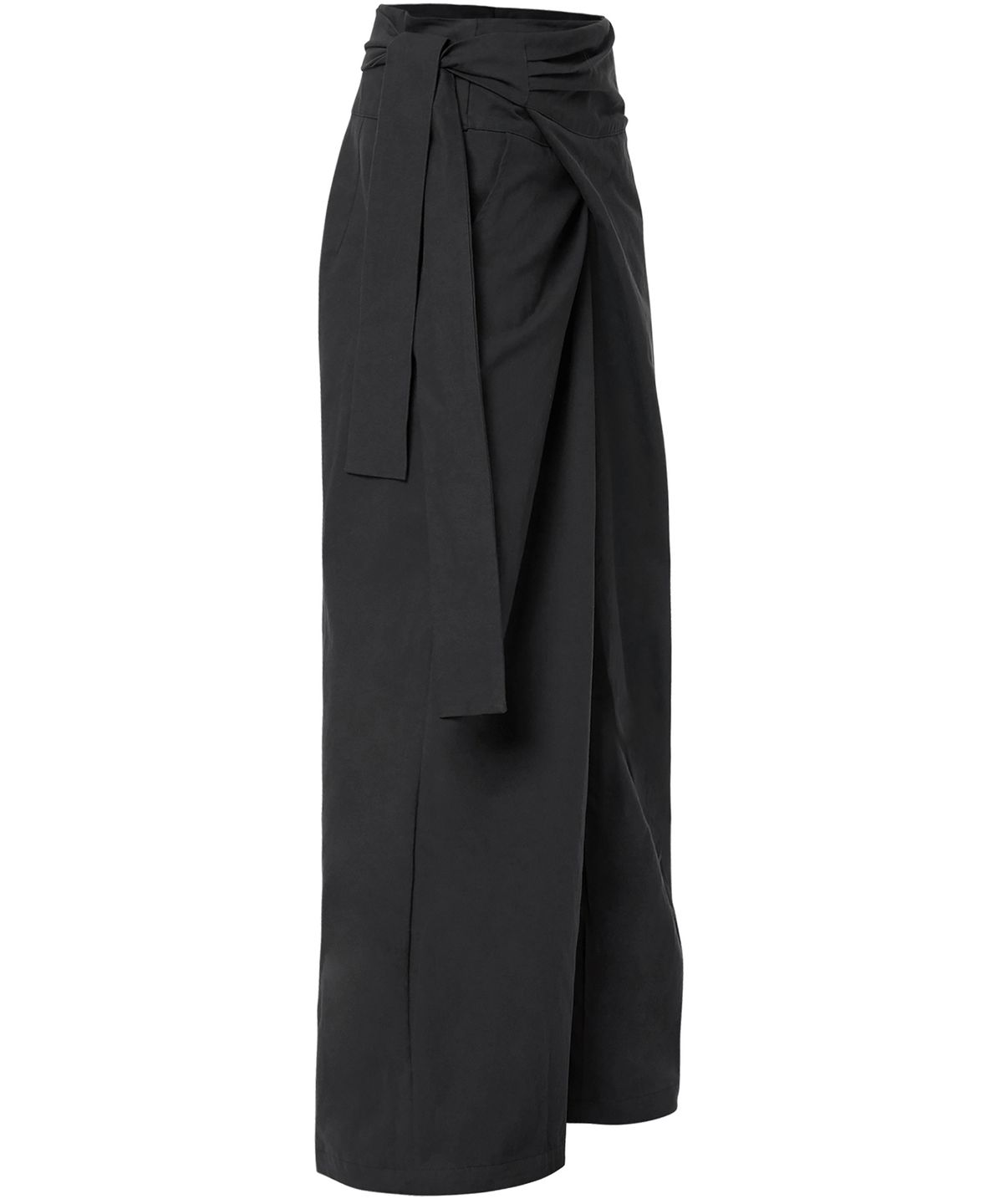 플레어업(FLAREUP) Layered Wrap Trousers (FL-255_Black)