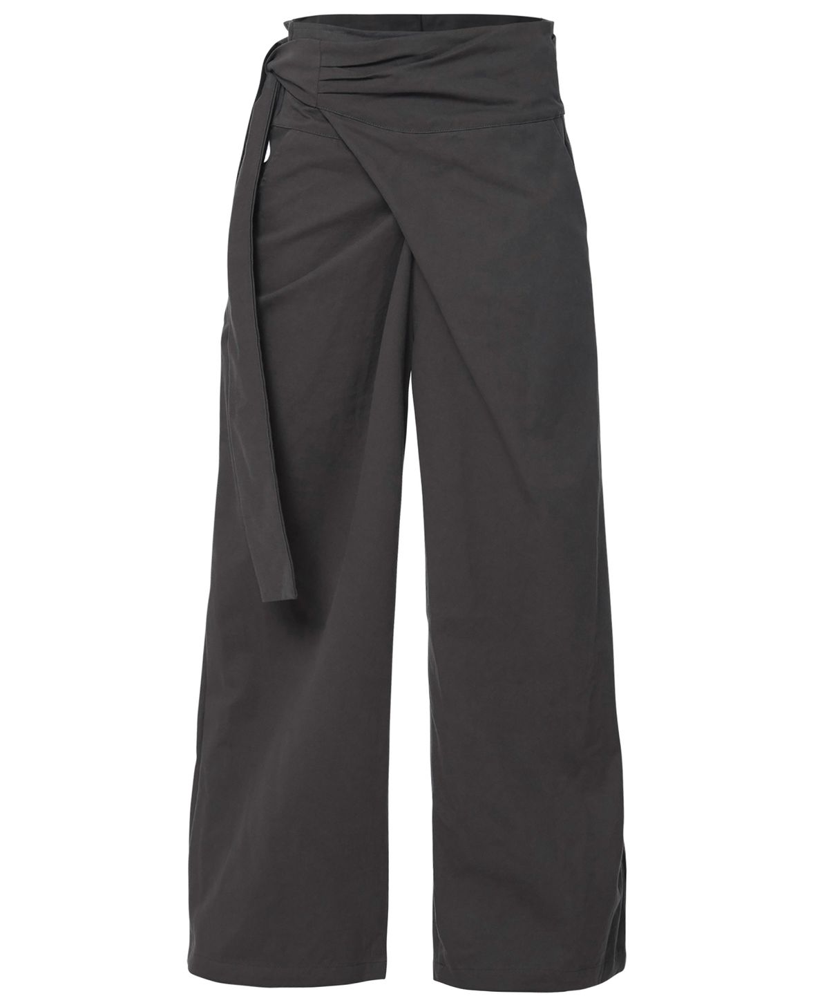 플레어업(FLAREUP) Layered Wrap Trousers (FL-255_Charcoal)