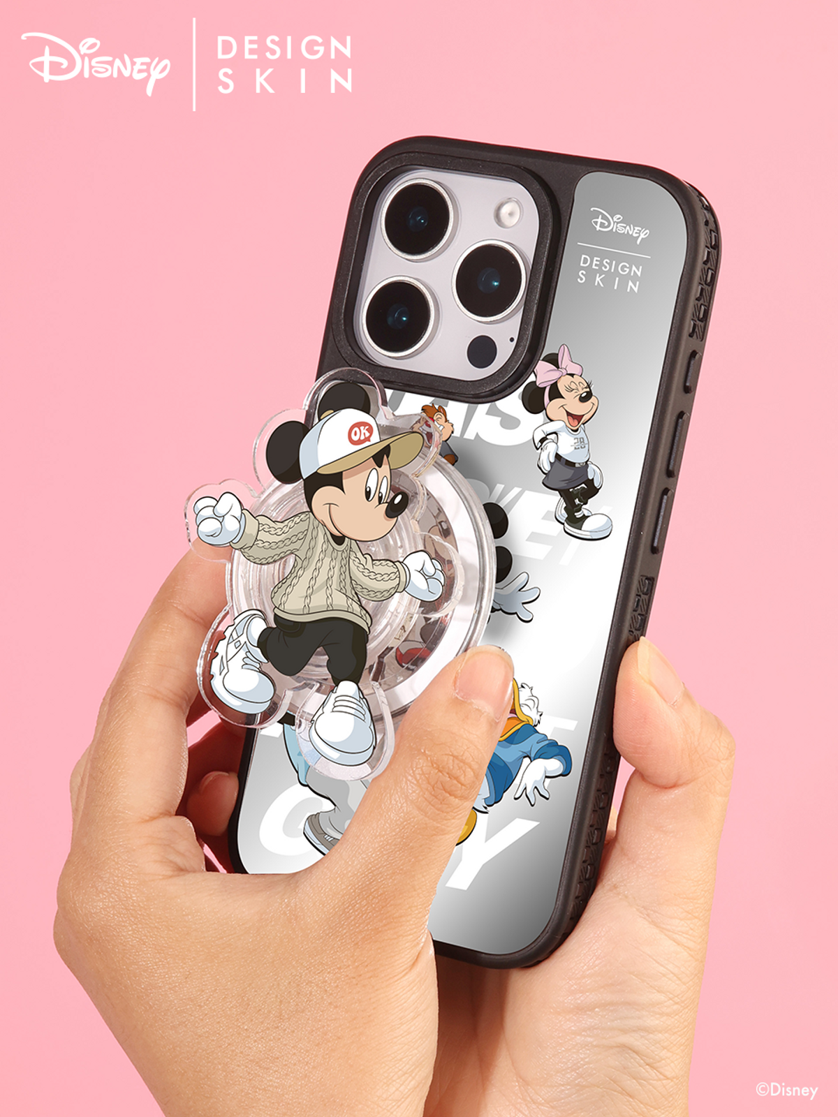 디자인스킨(DESIGNSKIN) [디즈니] 맥세이프 미러 그래픽 케이스_리얼라이프