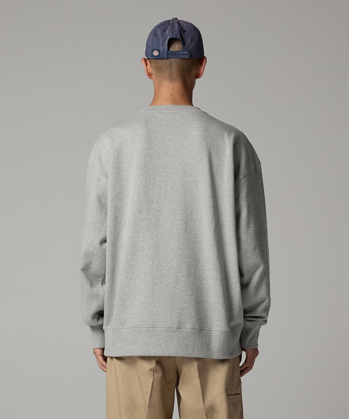 디키즈(DICKIES) 트리 로고 스웨트셔츠 Melange Gray